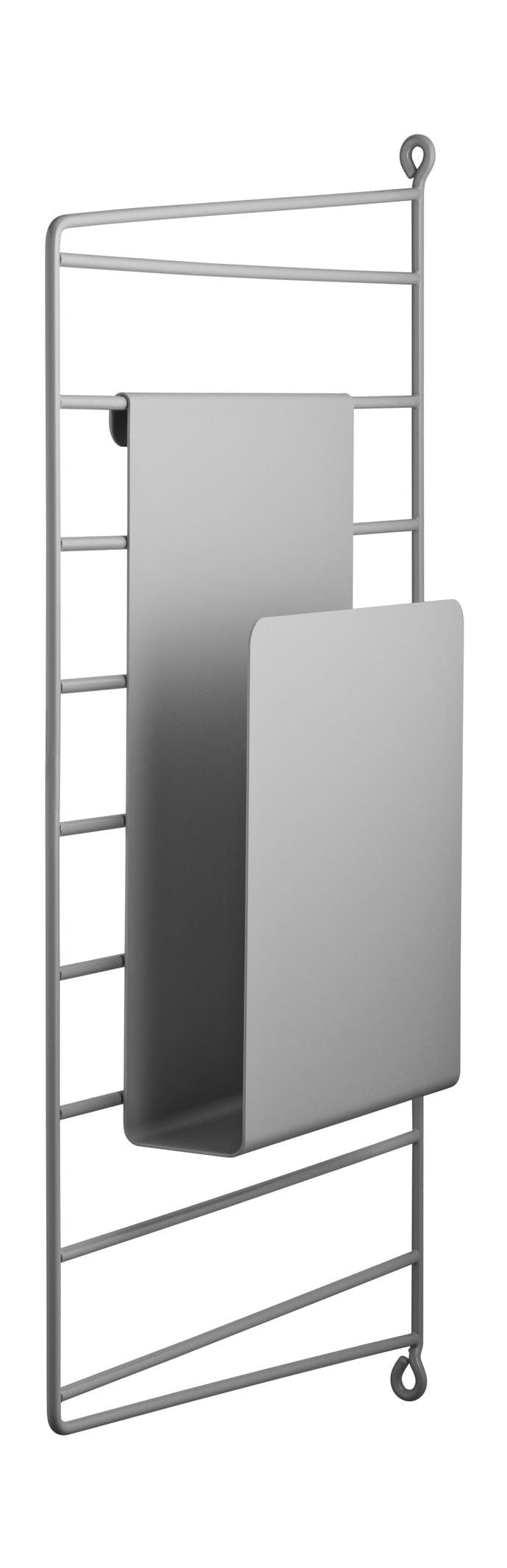 [product_category]-String Furniture String System Magazine Holder, Grey-String Furniture-7350038272966-SMH-61-1-STR-1