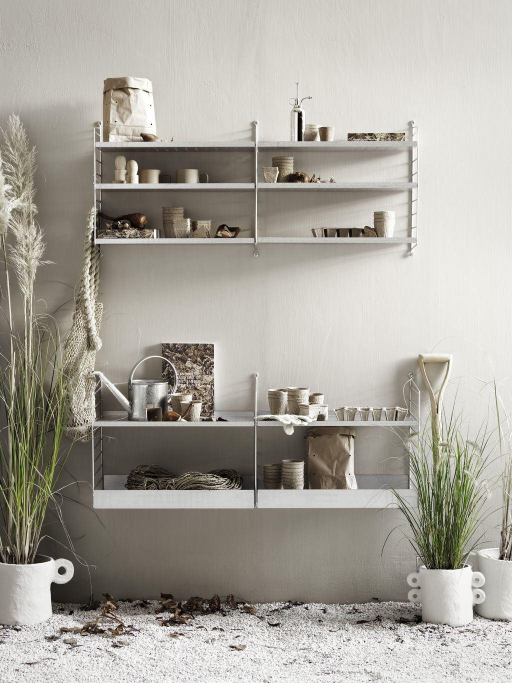 [product_category]-String Furniture String System Metal Shelf With Low Edge, 30x58 Cm-String Furniture-7350038273642-MSL5830-11-1-STR-4