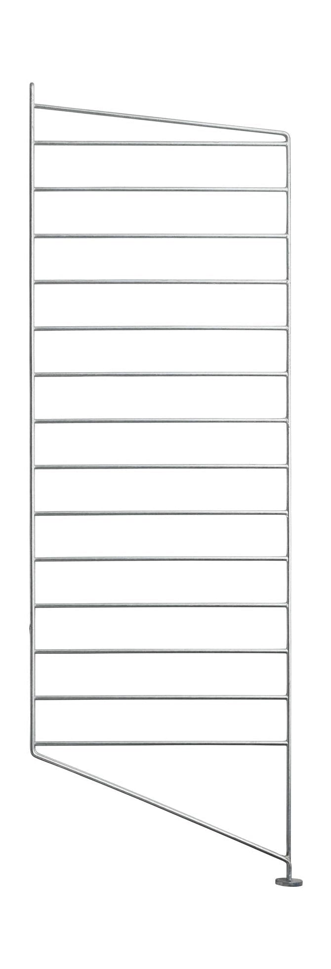 Saiten -Saiten -System der String Möbelsystem mit verzinktem Ständer 30x85 cm, 2 -Set von 2