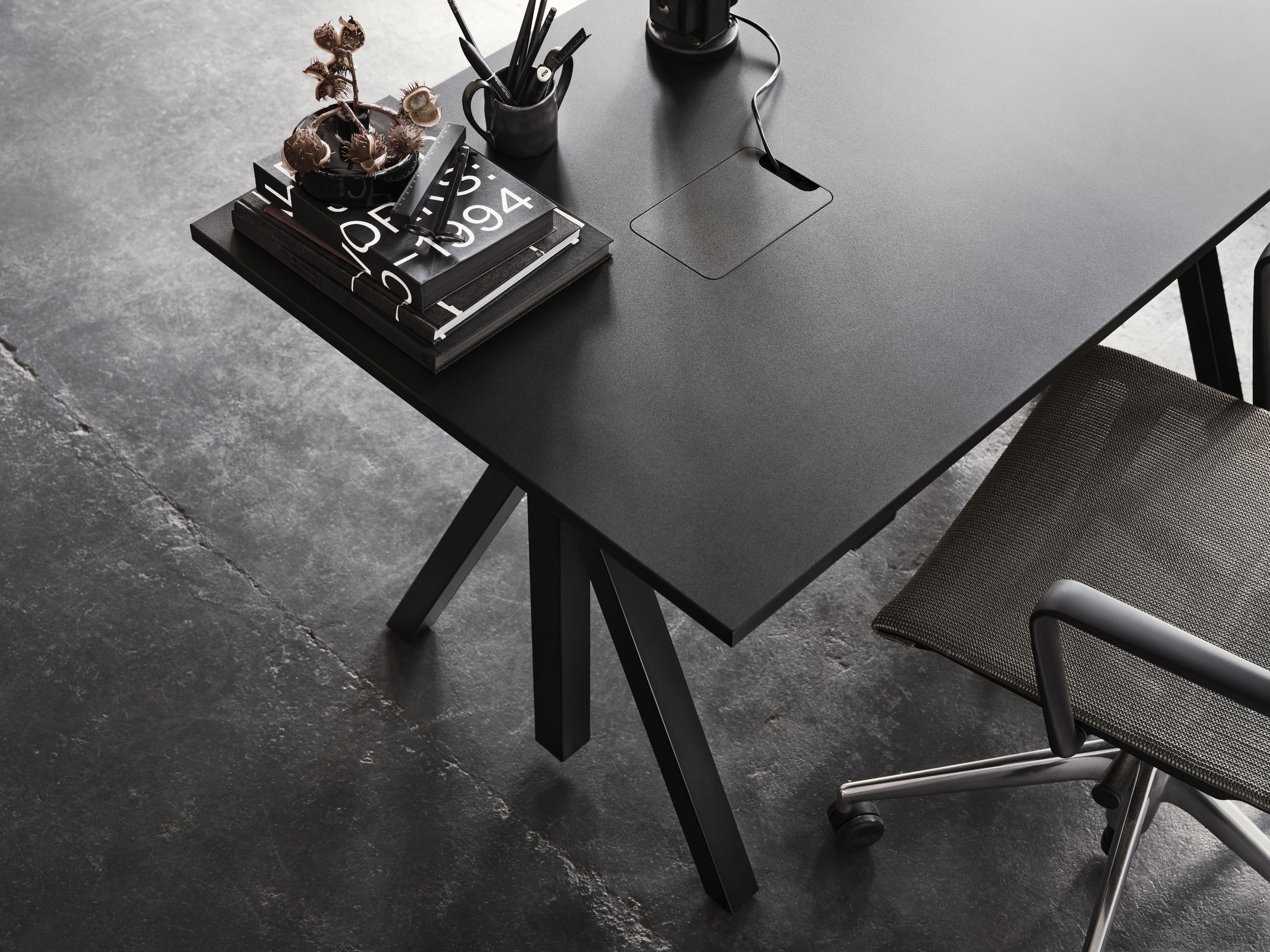 [product_category]-String Furniture Works Work Table 78x160 Cm, Black/Black-String Furniture-DT16078-13-1+ETM-13-1-STR-3