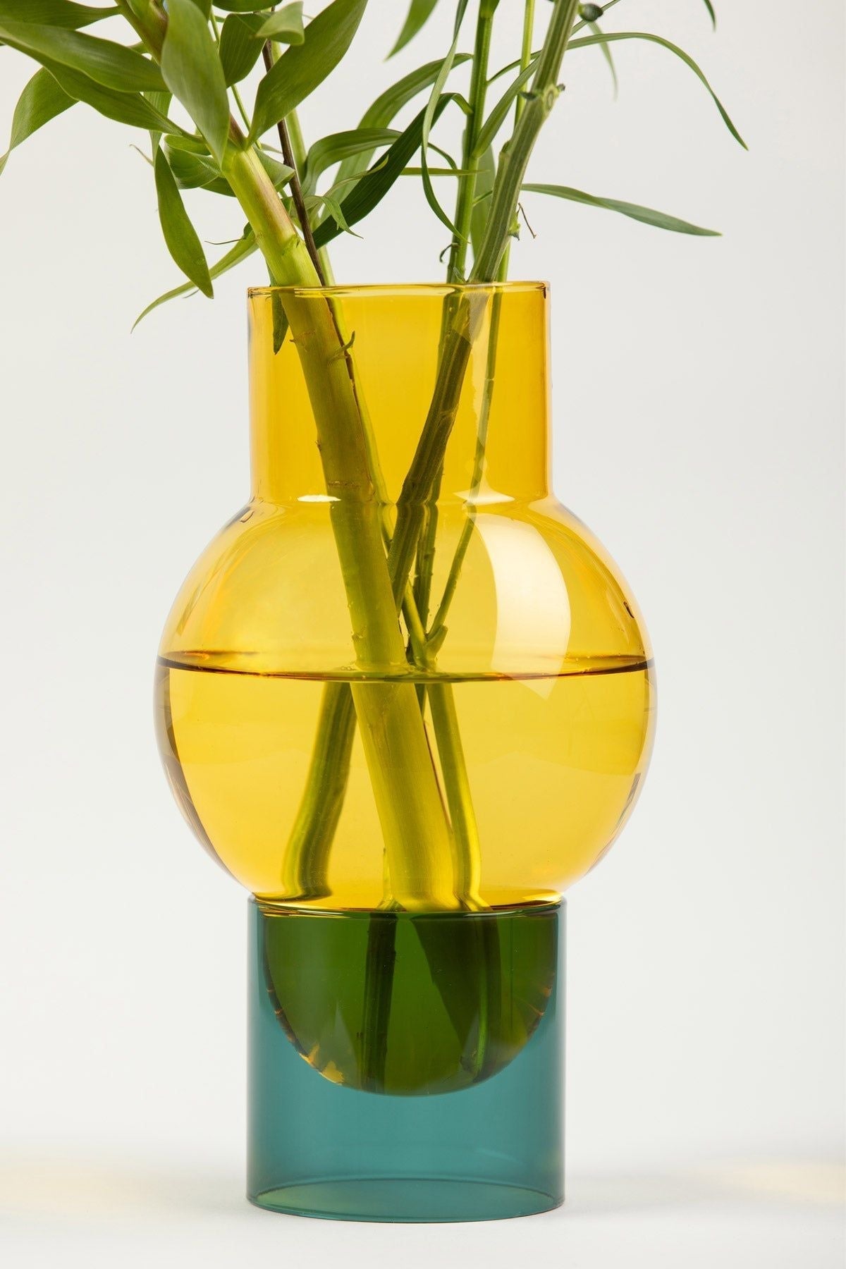 Studio About Bubble Tube Vase, Yellow