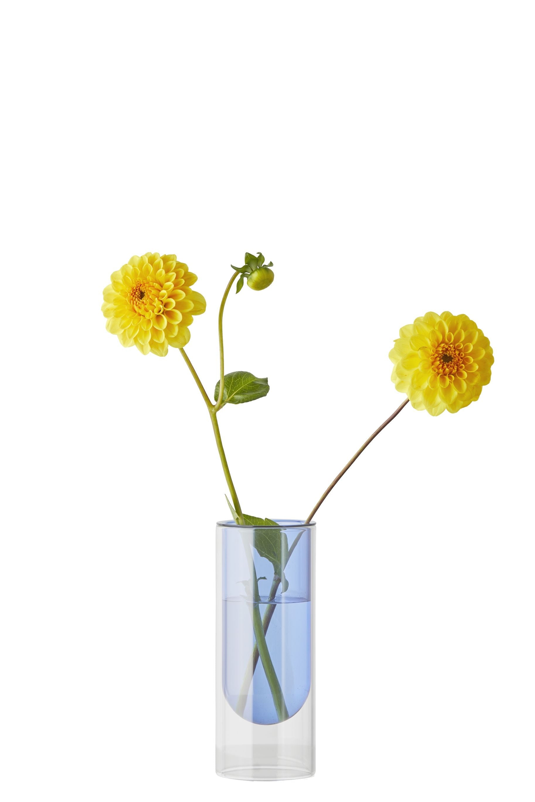 [product_category]-Studio About Flower Tube Vase 16 Cm, Blue-Studio About-5714356006009-65160B-STU-1