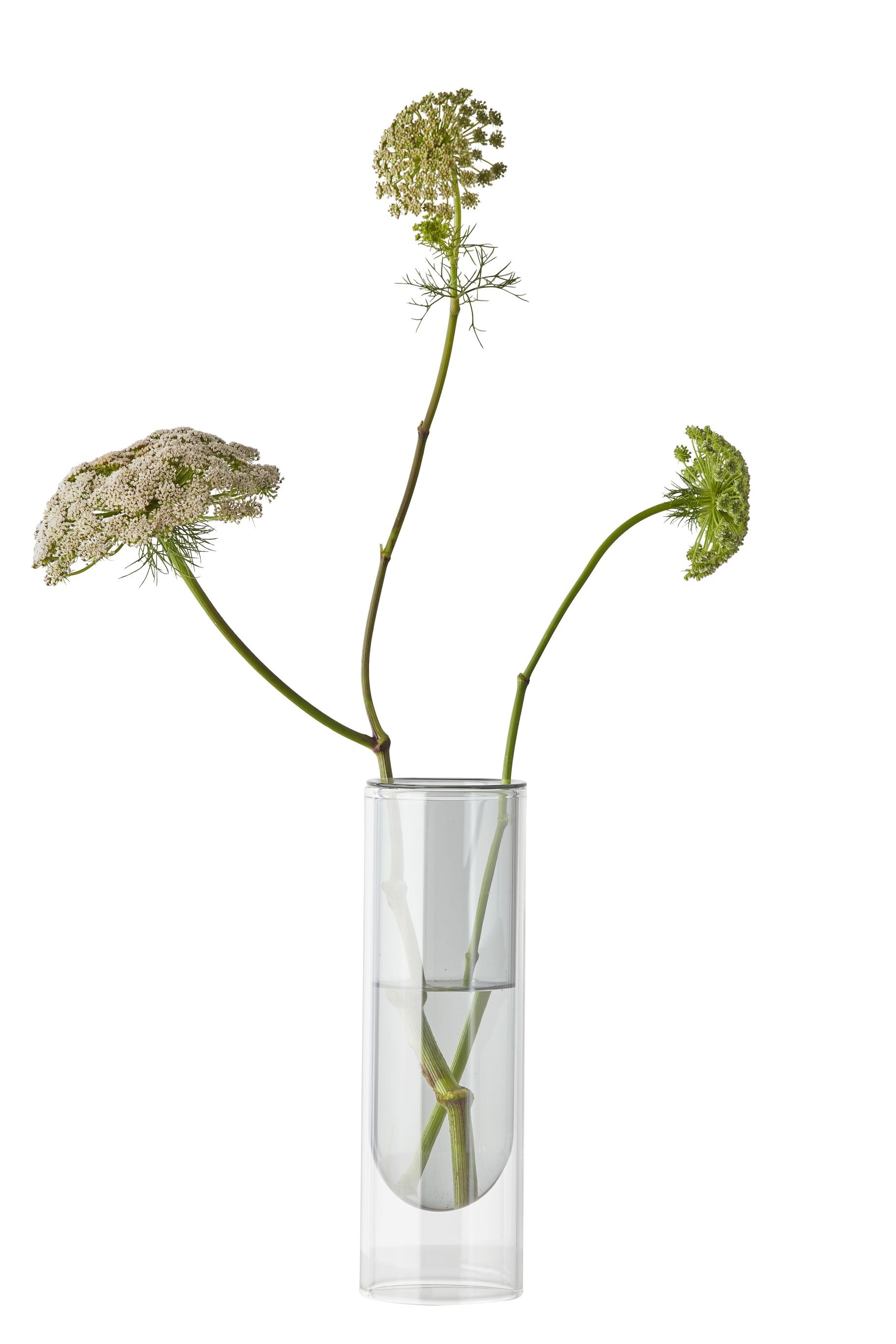 [product_category]-Studio About Flower Tube Vase 20 Cm, Smoke-Studio About-5714356007020-65200S-STU-1