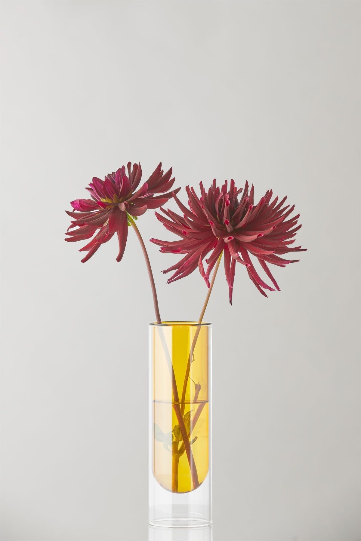 [product_category]-Studio About Flower Tube Vase 20 Cm, Yellow-Studio About-5714356007044-65200Y-STU-2
