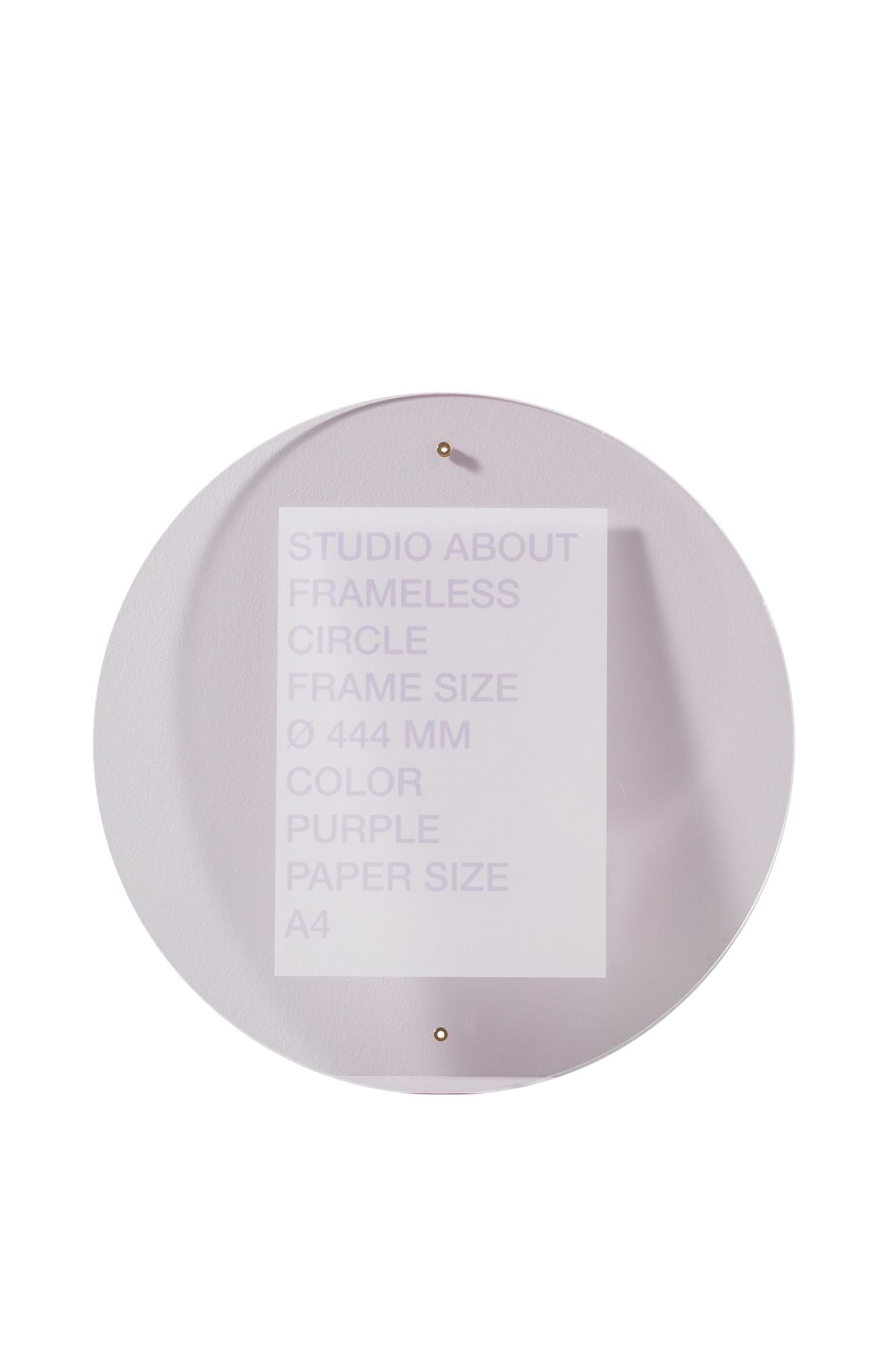 [product_category]-Studio About Frameless Frame A4 Circle, Purple-Studio About-5714356015230-444A4P-STU-1