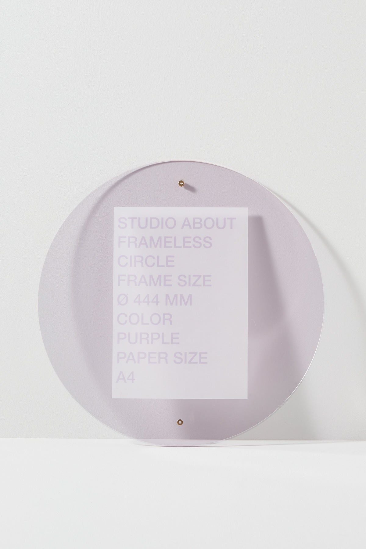 [product_category]-Studio About Frameless Frame A4 Circle, Purple-Studio About-5714356015230-444A4P-STU-2