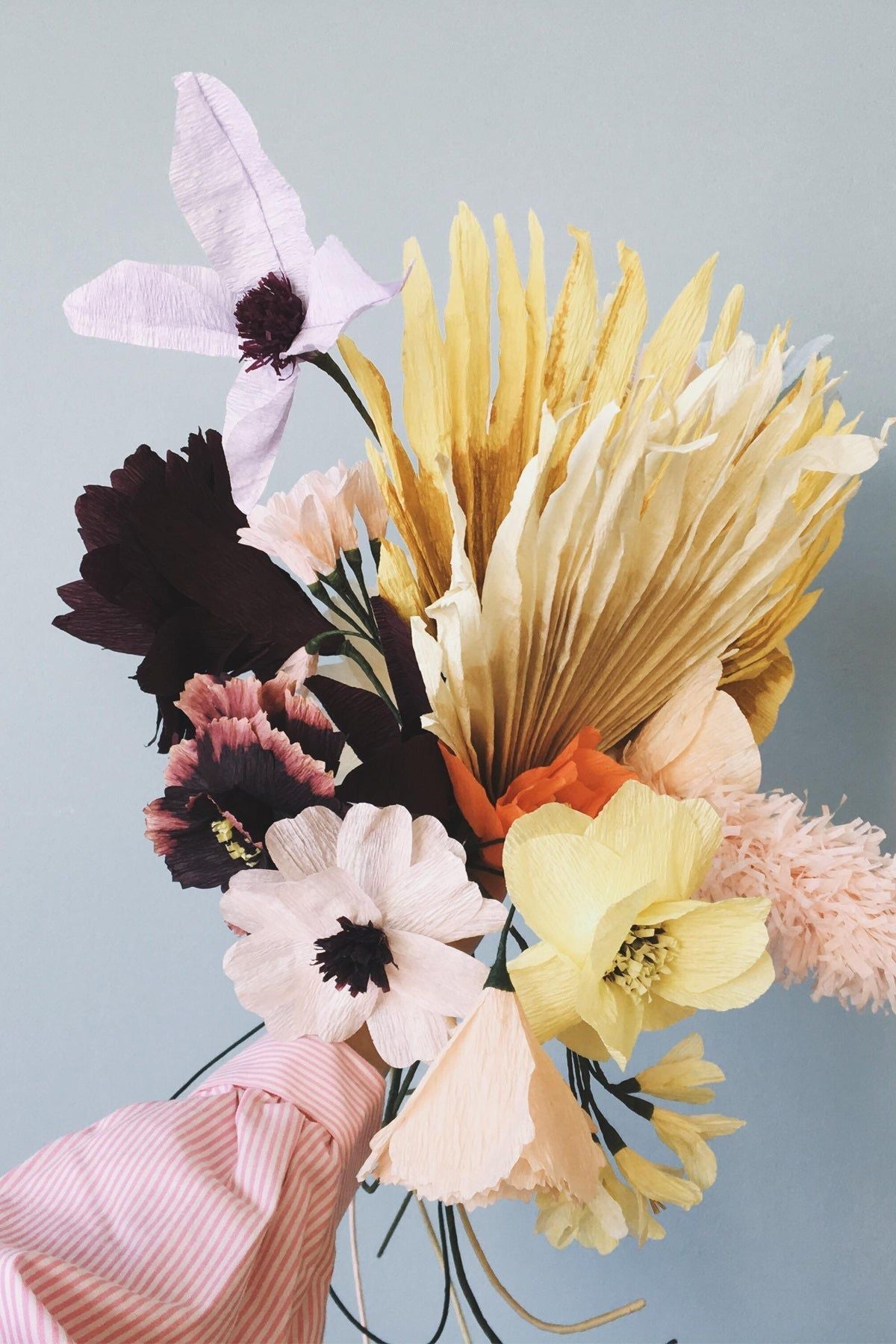 [product_category]-Studio About Paper Flower Daisy, Bordeaux-Studio About-5714356014011-100430B-STU-3