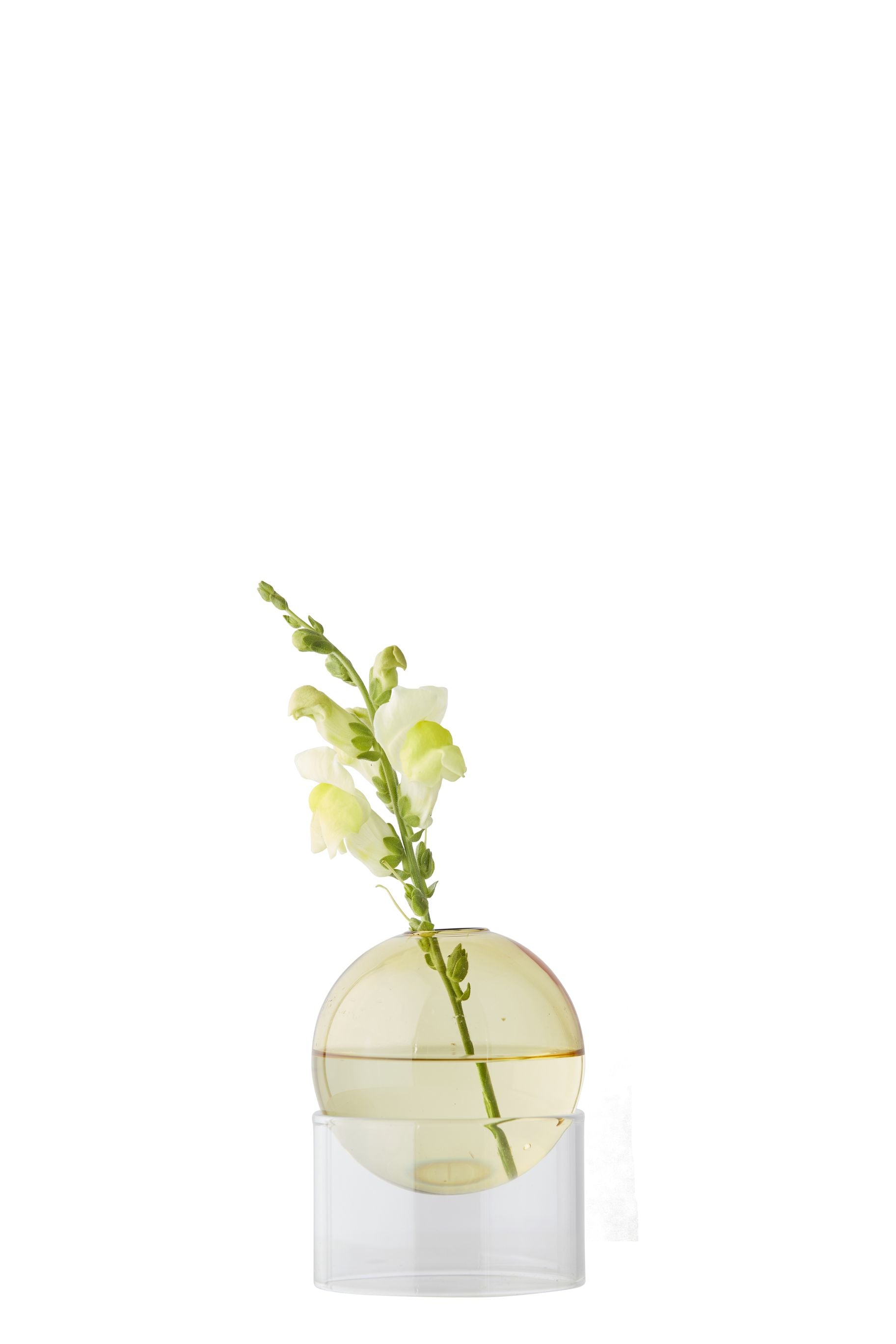 [product_category]-Studio About Standing Flower Bubble Vase 10 Cm, Yellow-Studio About-5714356008072-802050Y-STU-1