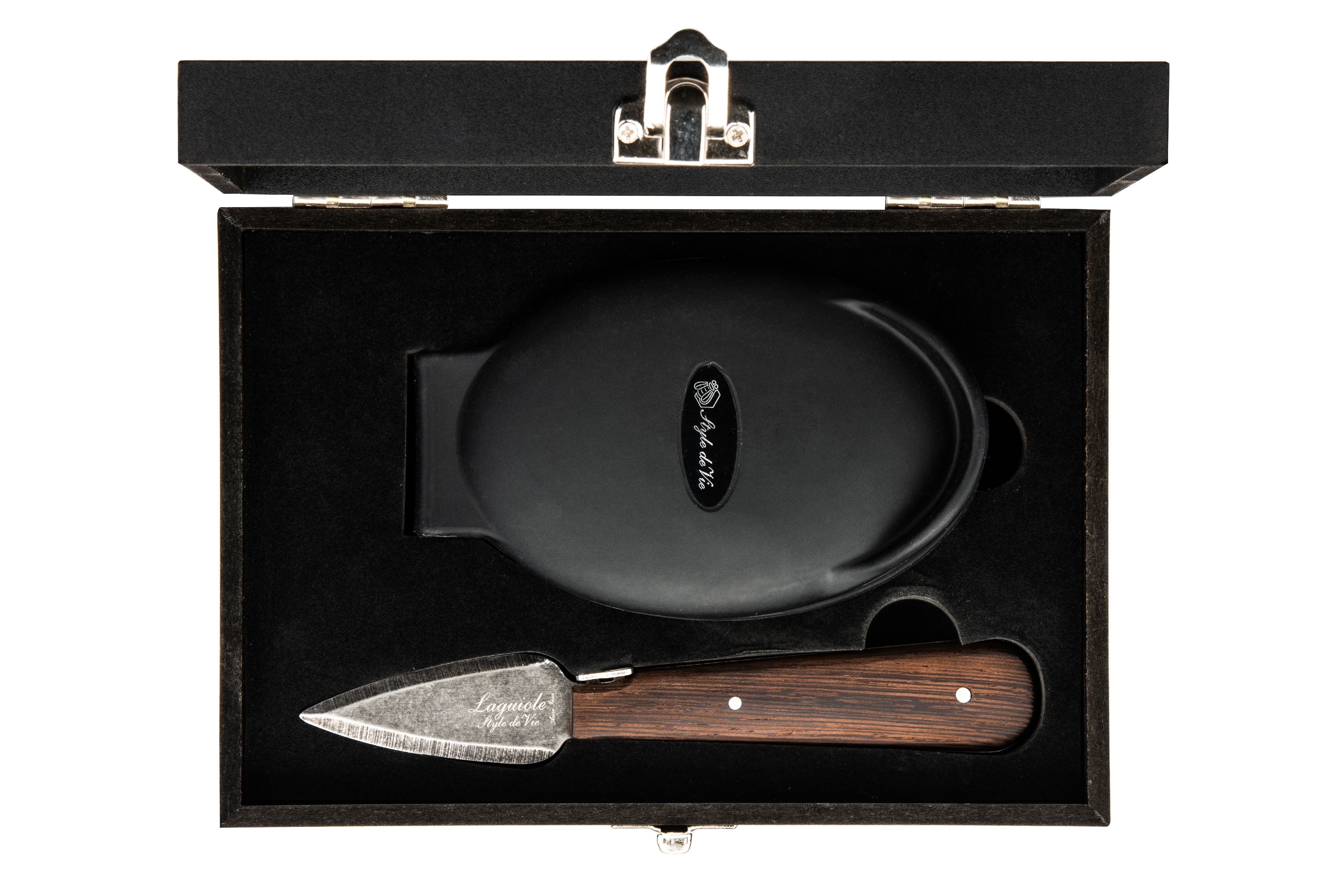 [product_category]-Style De Vie Authentique Laguiole Luxury Line Oyster Gift Set, Wengé Black Stonewash-Style de Vie Authentique-8720039624429-530503-STY-2