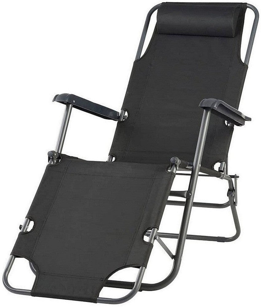 [product_category]-Sun-lounger Black (178 x 60 x 95 cm)-Bigbuy-S7904503-1