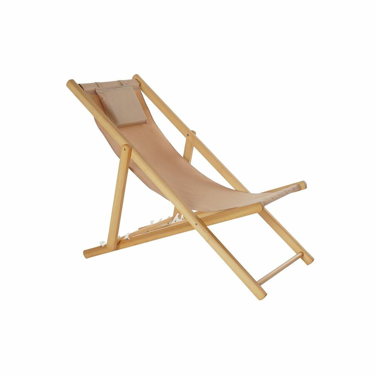 [product_category]-Sun-lounger DKD Home Decor Brown Natural Polyester MDF (57,5 x 113 x-Bigbuy-S3033411-2