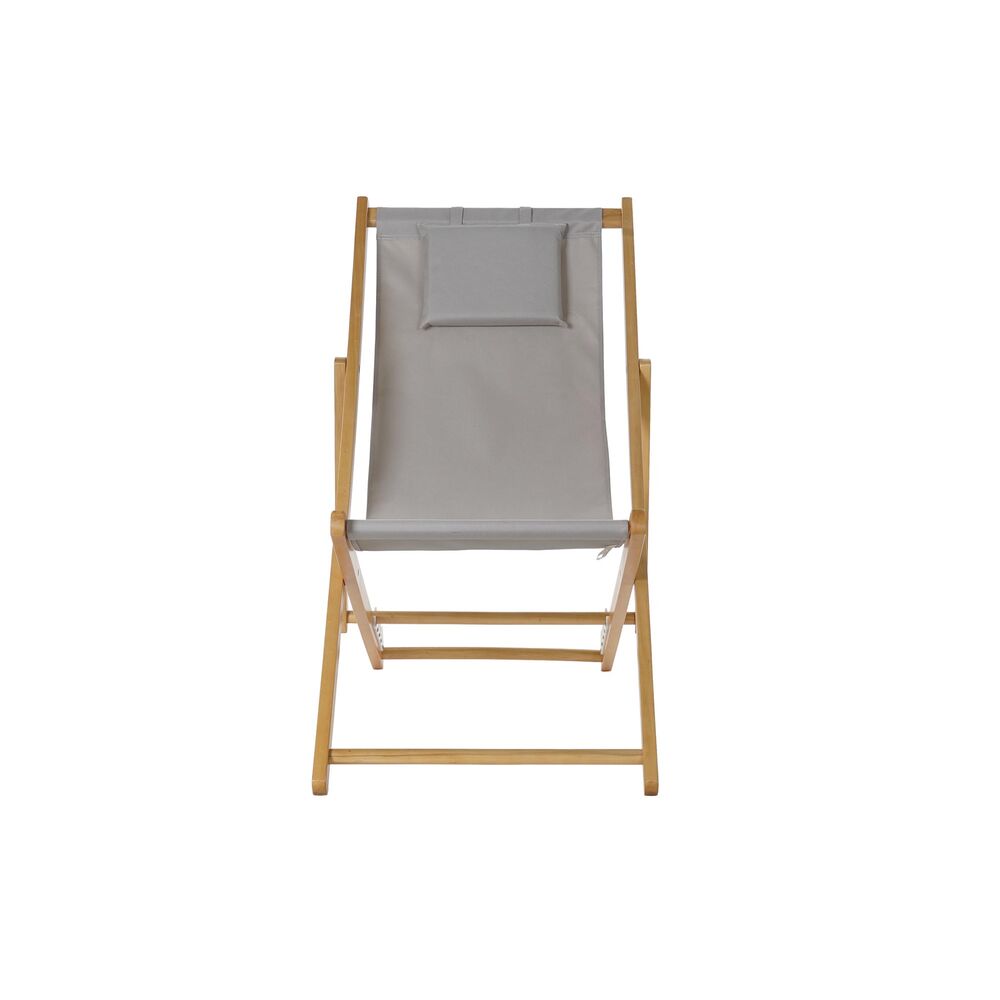 [product_category]-Sun-lounger DKD Home Decor Grey 77 cm 57,5 x 113 x 77 cm Natural (57,5-Bigbuy-S3033412-14