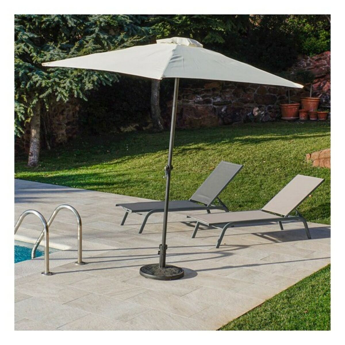 [product_category]-Sun-lounger DKD Home Decor reclining PVC Aluminium (191 x 58 x 98 cm)-Bigbuy-S3012817-12