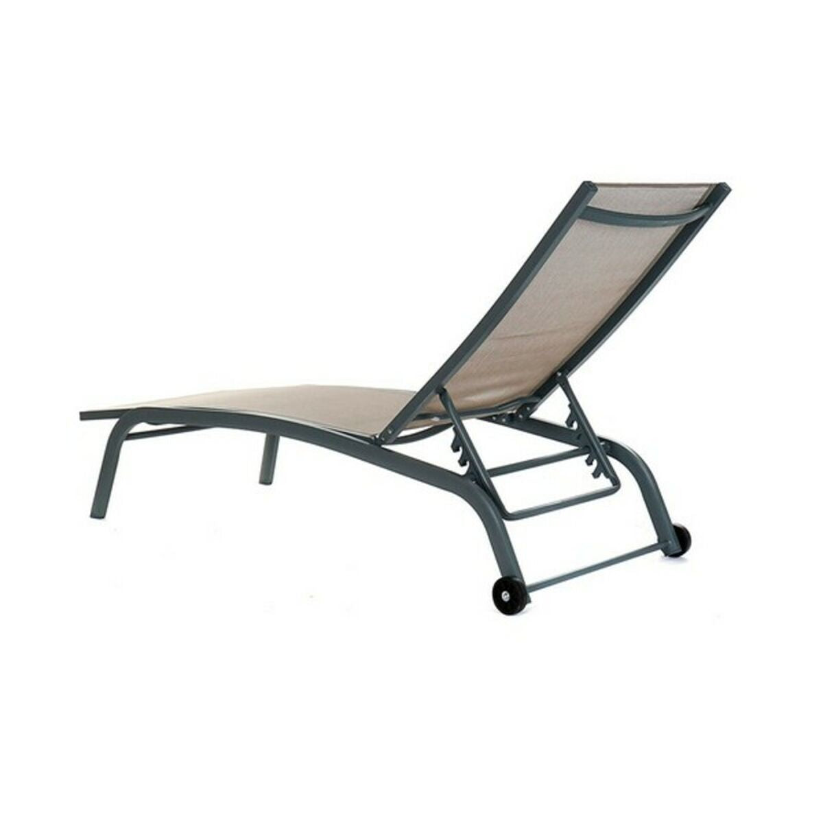 [product_category]-Sun-lounger DKD Home Decor With wheels Grey PVC Aluminium (187,5 x 64-Bigbuy-S3012898-3