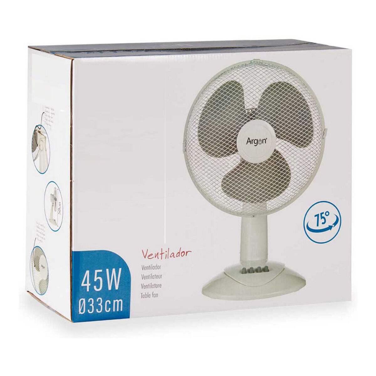 [product_category]-Table Fan 45 W White-Bigbuy-S3610056-7