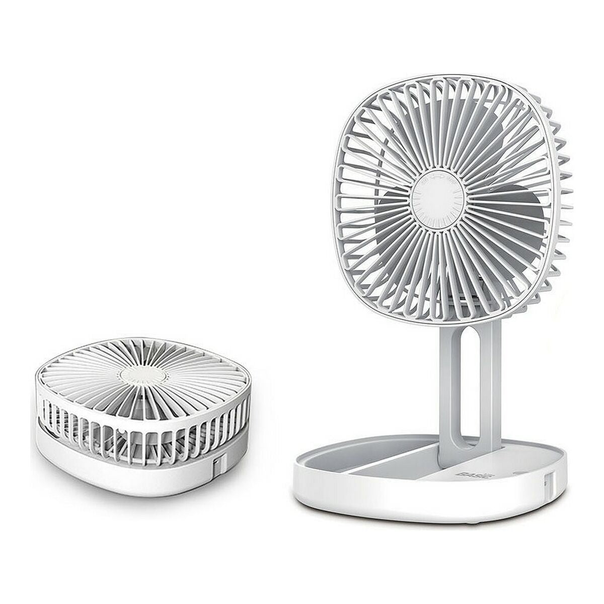 [product_category]-Table Fan Basic Home White 4,5 W-Bigbuy-S2210902-4