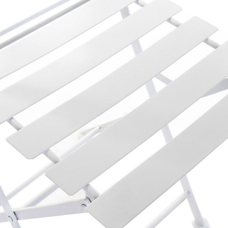 [product_category]-Table set with 2 chairs DKD Home Decor White 80 cm 60 x 60 x 70 cm (3-Bigbuy-S3012824-5