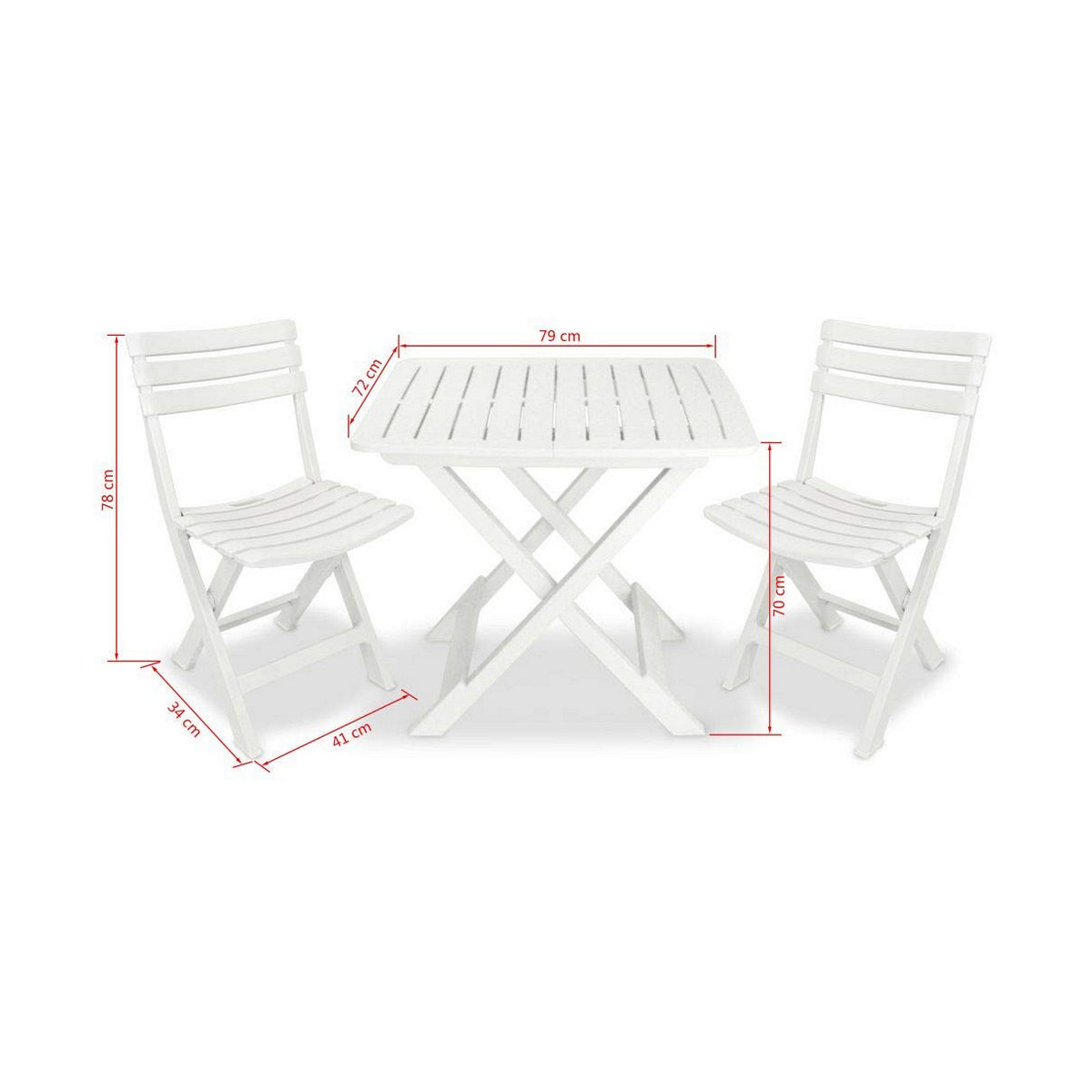 [product_category]-Table set with 2 chairs IPAE Progarden Camping Set polypropylene-Bigbuy-S7907722-5