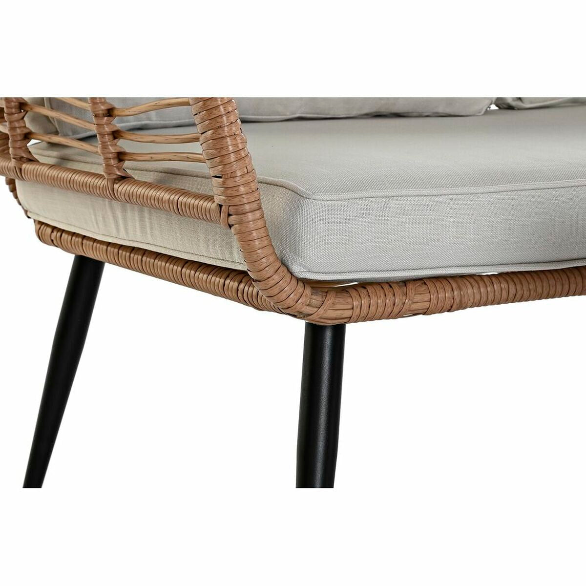 [product_category]-Table Set with 3 Armchairs DKD Home Decor Crystal Black Beige Brown-Bigbuy-S3033160-3