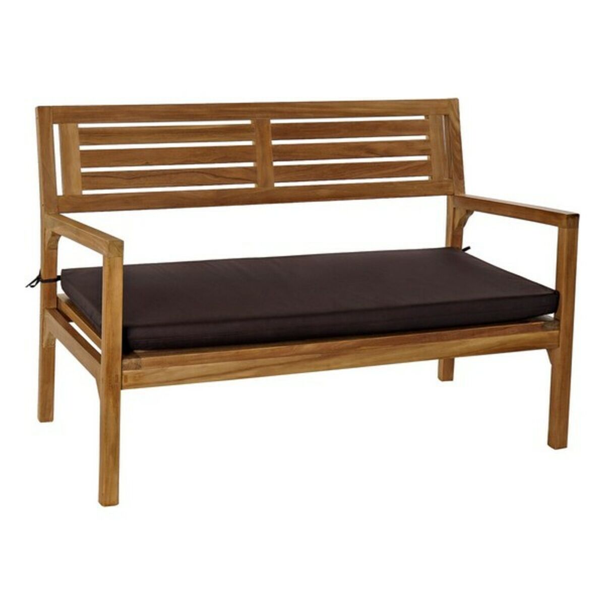 [product_category]-Table Set with 3 Armchairs DKD Home Decor Teak 127 x 72 x 88 cm (4-Bigbuy-S3012815-26