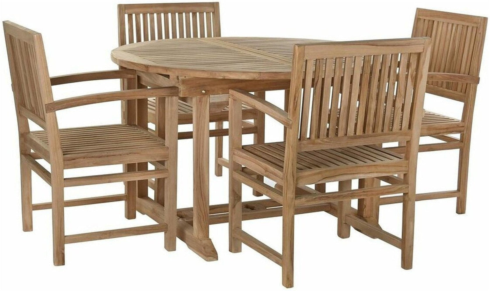 [product_category]-Table set with 4 chairs DKD Home Decor 75 cm 120 x 120 x 75 cm-Bigbuy-S3033456-1