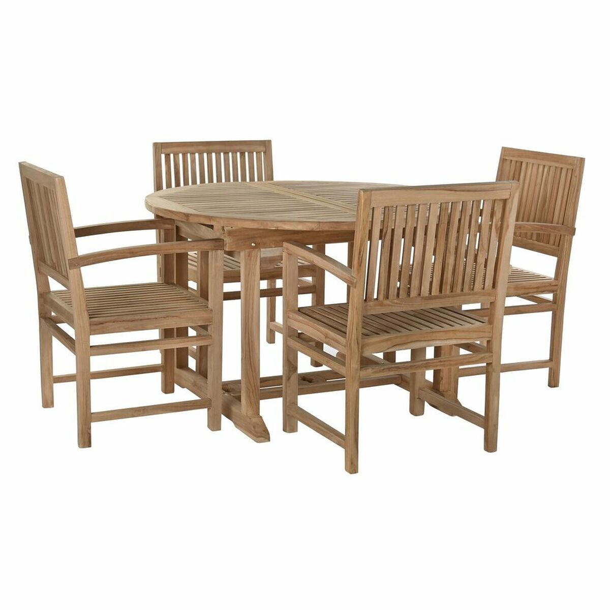 [product_category]-Table set with 4 chairs DKD Home Decor 75 cm 120 x 120 x 75 cm-Bigbuy-S3033456-2