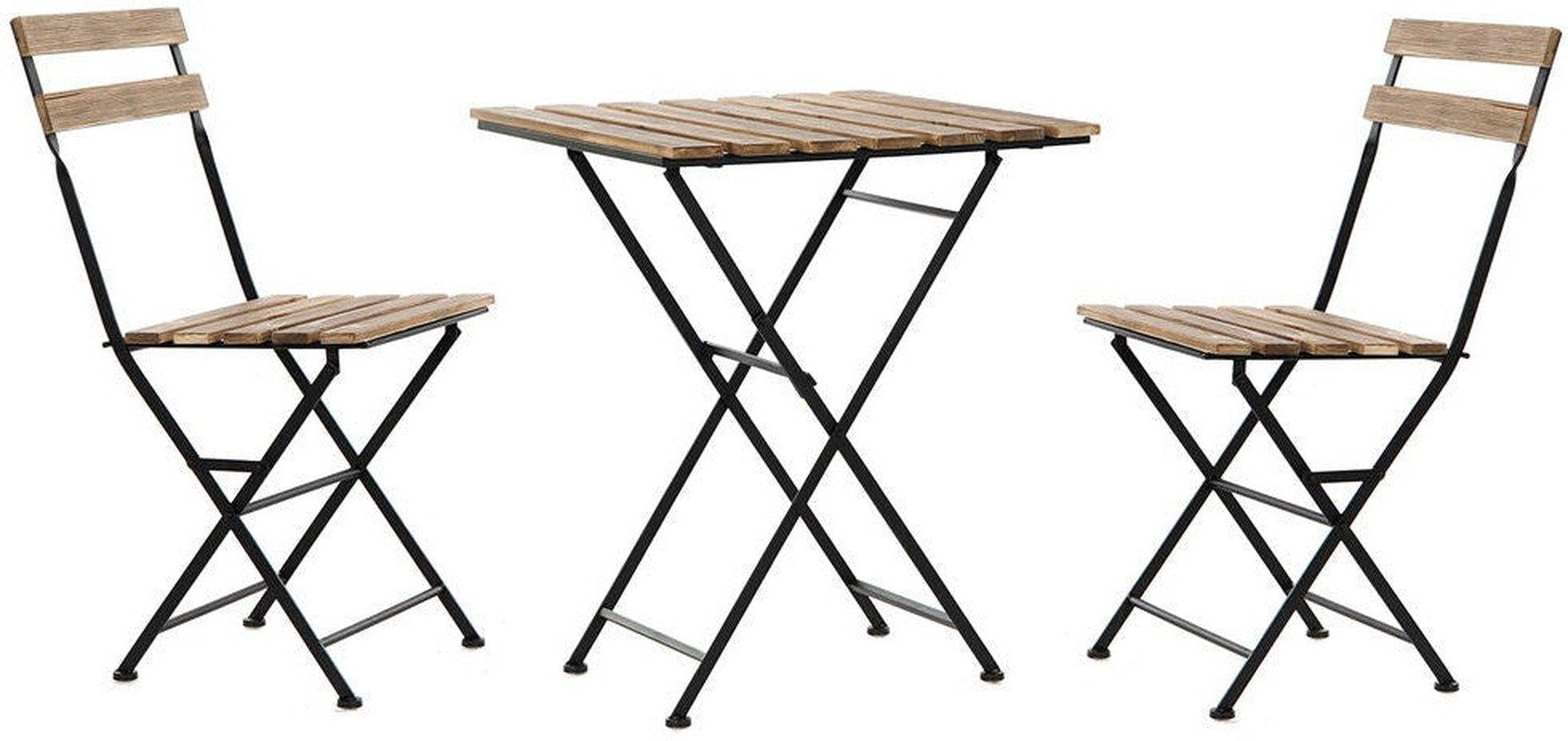 [product_category]-Table set with chairs DKD Home Decor 60 x 60 x 74 cm (3 pcs)-Bigbuy-S3012886-1