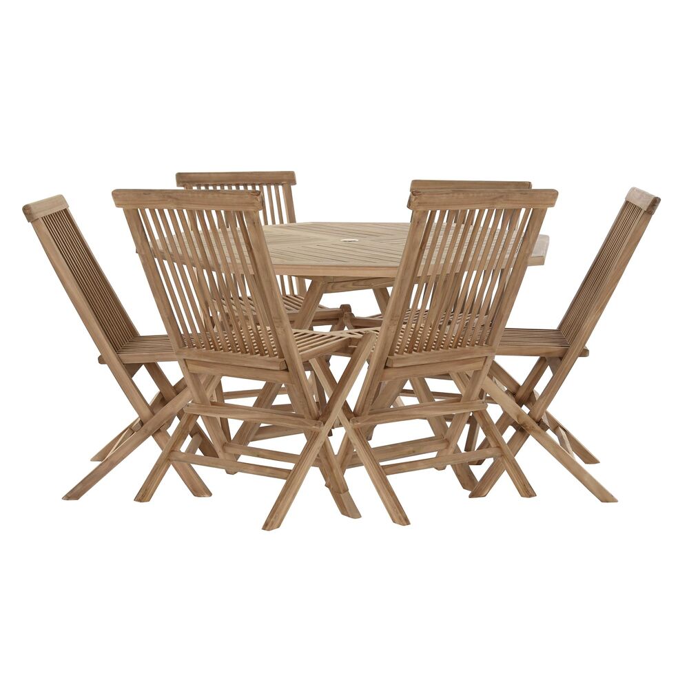 [product_category]-Table set with chairs DKD Home Decor 90 cm 120 x 120 x 75 cm-Bigbuy-S3033459-2