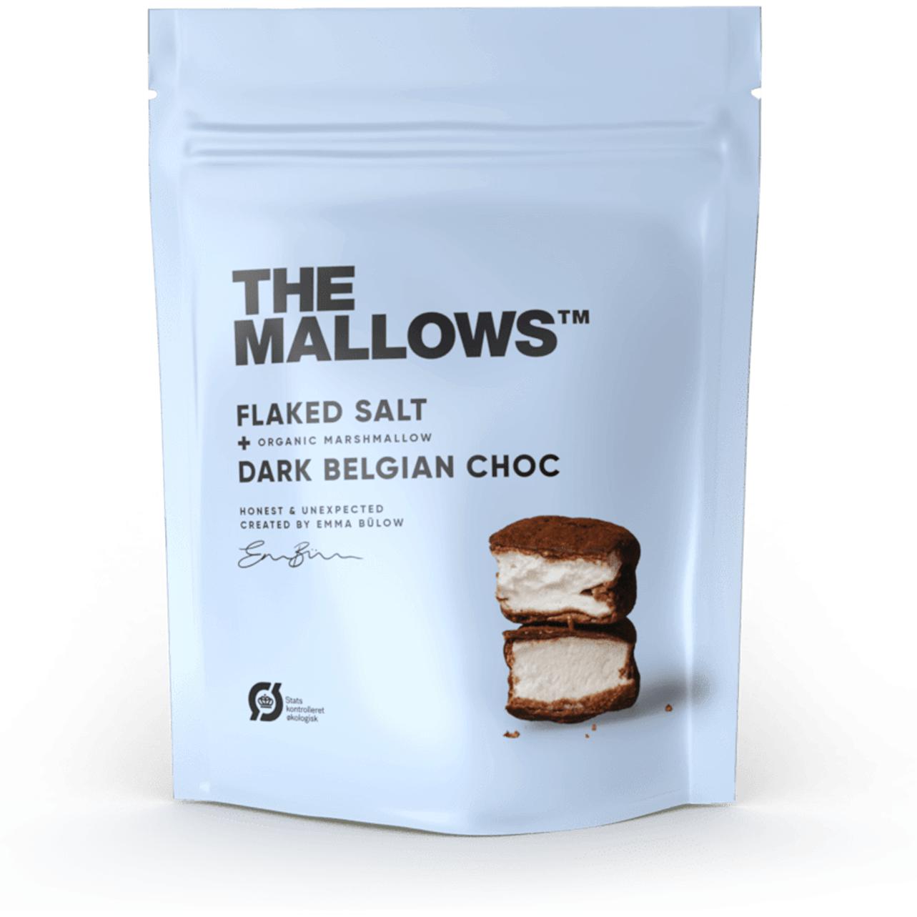 Os marshmallows de Mallows com sal e chocolate escuro, 90g