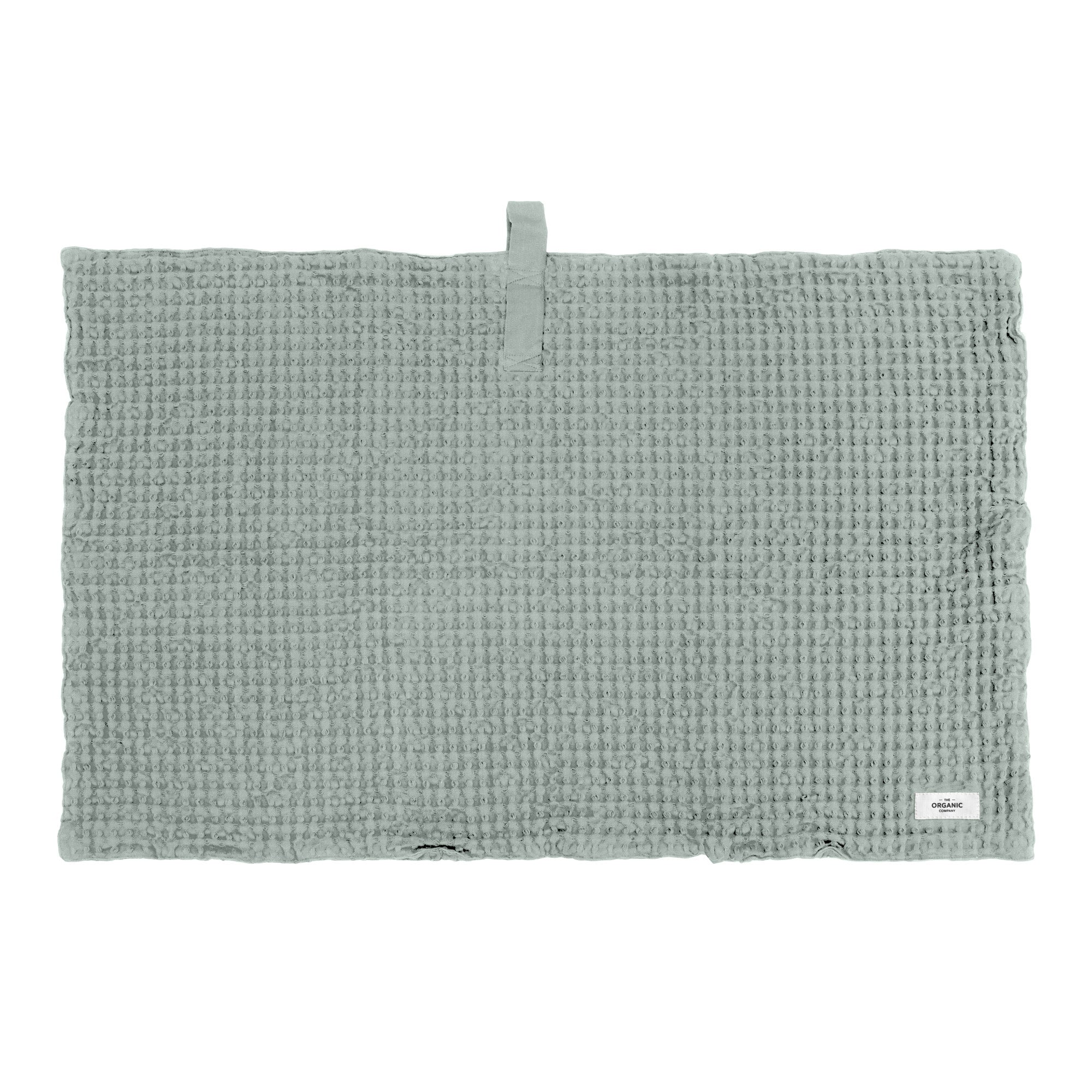 [product_category]-The Organic Company Big Waffle Bath Mat, Dusty Mint-The Organic Company-5711261019490-1026-410-THE-1