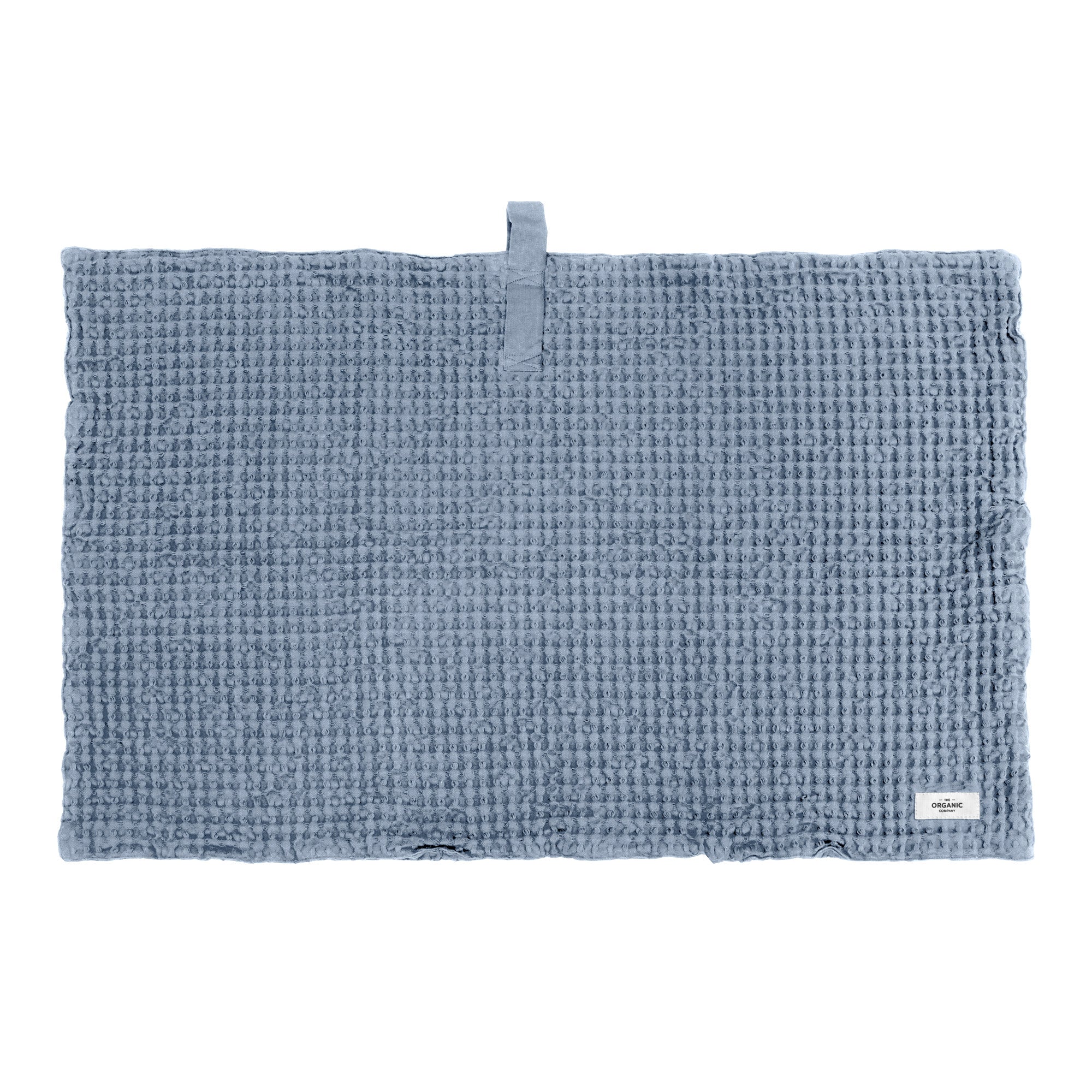 [product_category]-The Organic Company Big Waffle Bath Mat, Grey Blue-The Organic Company-5711261023466-1026-510-THE-1