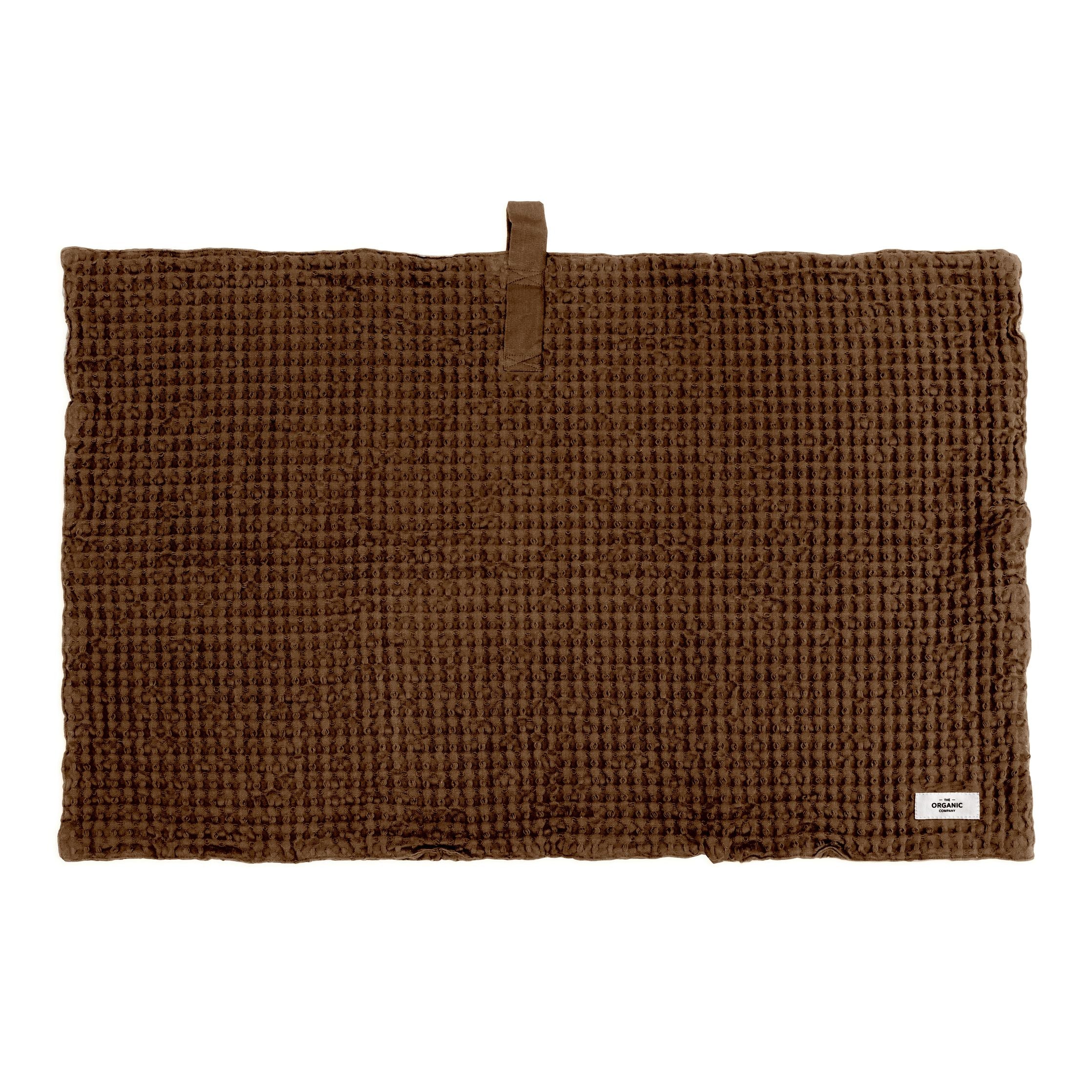 [product_category]-The Organic Company Big Waffle Bath Mat, Teak-The Organic Company-5711261000146-1026-240-THE-1