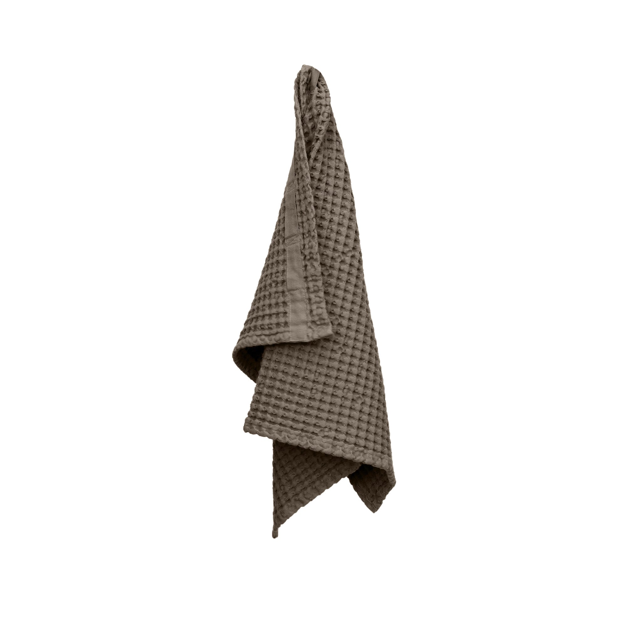 [product_category]-The Organic Company Big Waffle Hand Towel, Clay-The Organic Company-5711261002188-1020-225-THE-1
