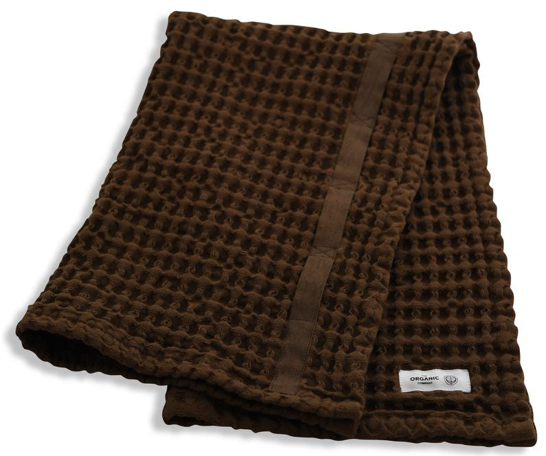 [product_category]-The Organic Company Big Waffle Hand Towel, Teak-The Organic Company-5711261000184-1020-240-THE-1