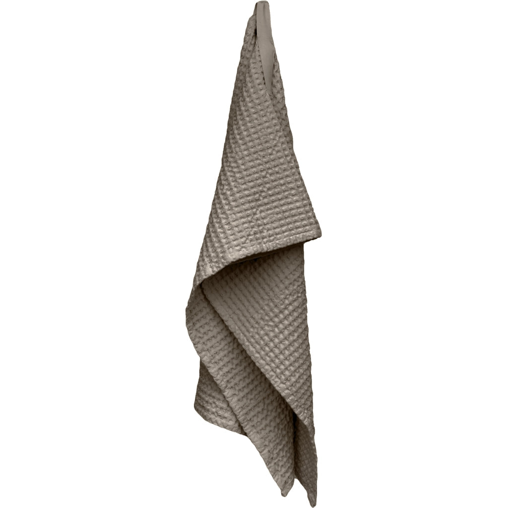 [product_category]-The Organic Company Big Waffle Large Hand Towel, Clay-The Organic Company-5711261025057-1174-225-THE-1