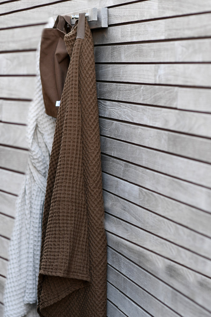 [product_category]-The Organic Company Big Waffle Large Hand Towel, Teak-The Organic Company-5711261000160-1174-240-THE-3