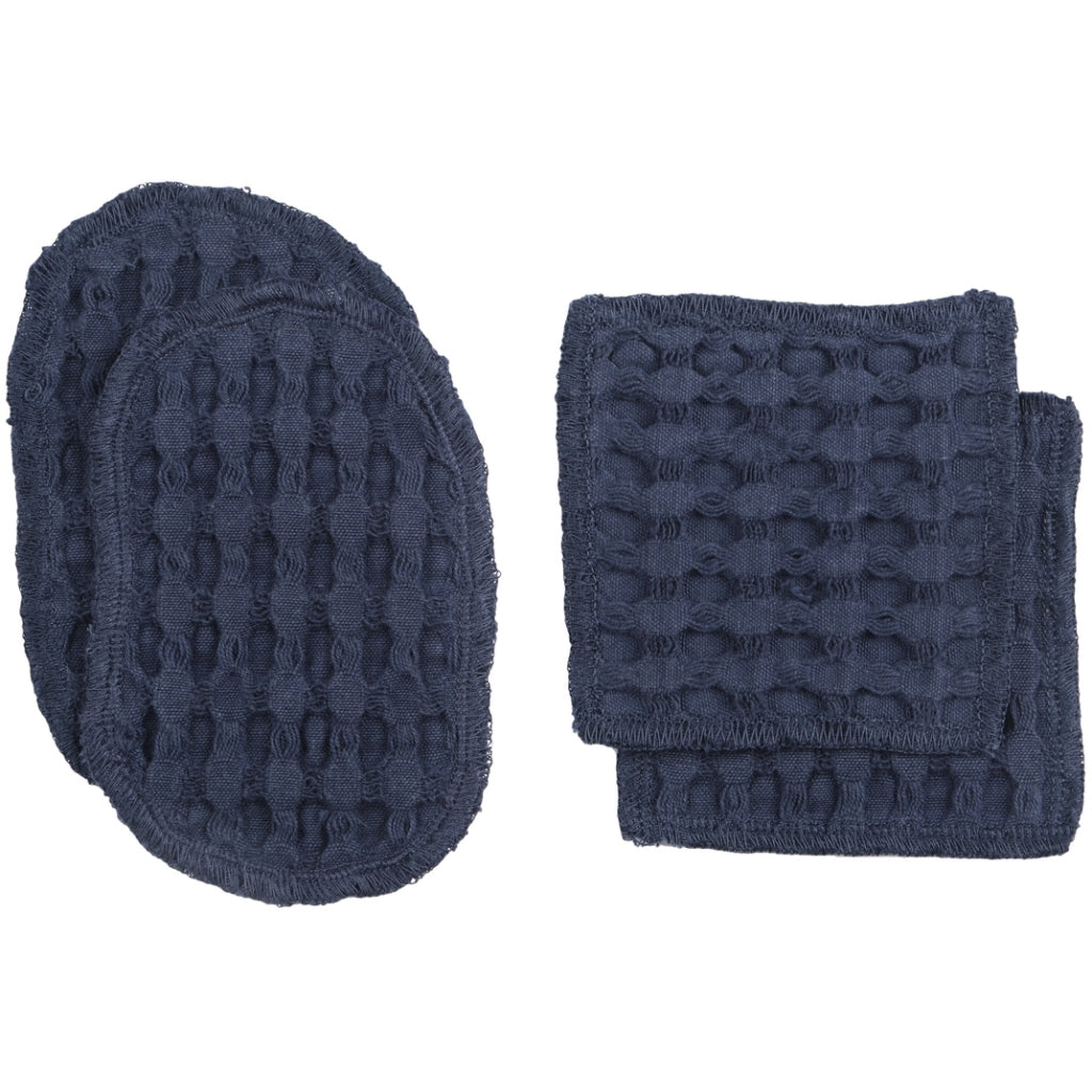[product_category]-The Organic Company Big Waffle Makeup Pads, Dark Blue-The Organic Company-5711261023305-1017-500-THE-1