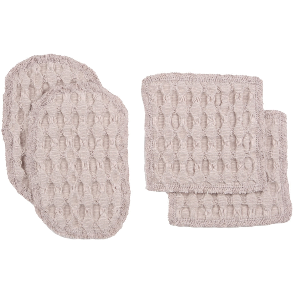 [product_category]-The Organic Company Big Waffle Makeup Pads, Dusty Lavender-The Organic Company-5711261023329-1017-340-THE-1