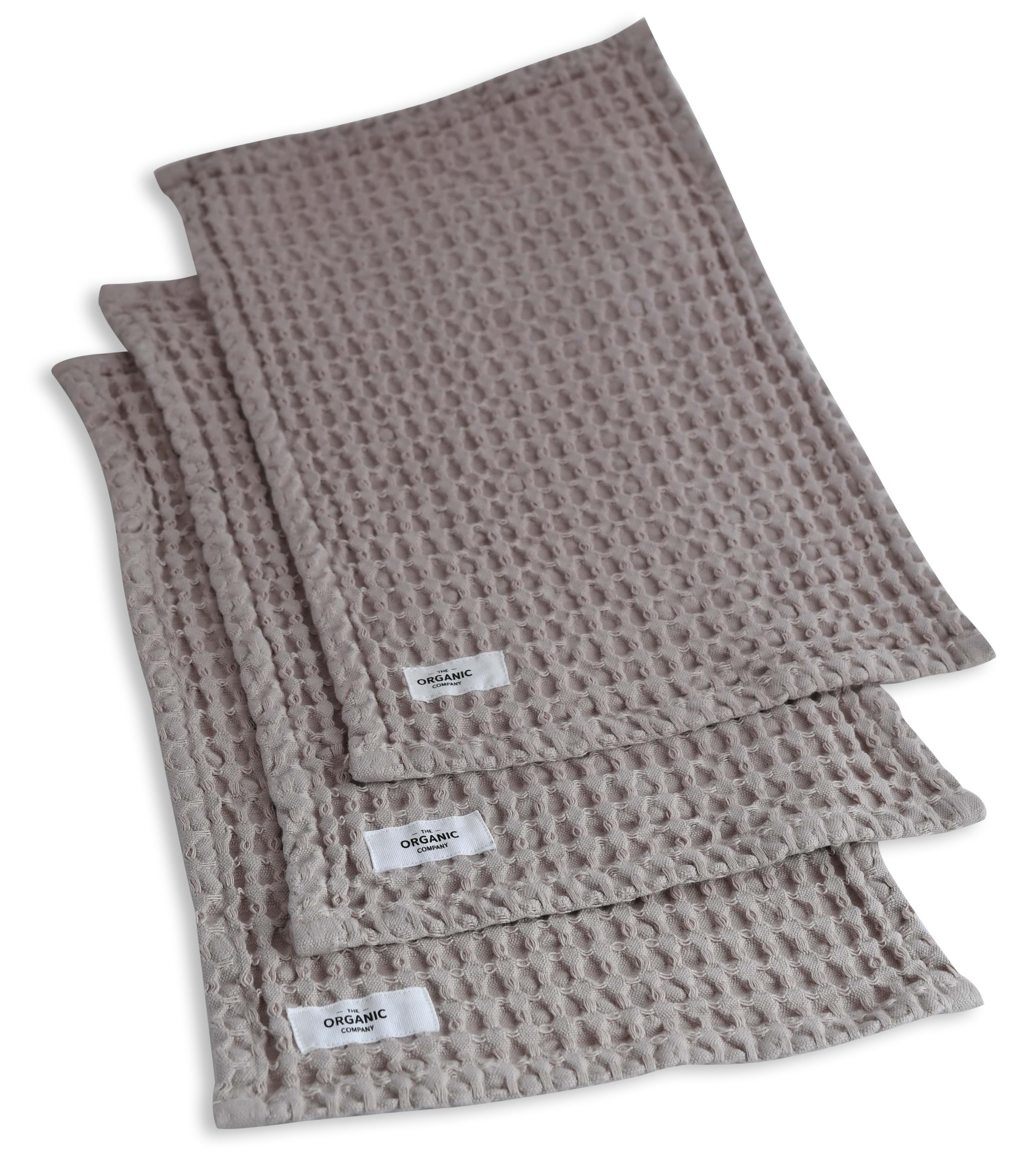[product_category]-The Organic Company Big Waffle Wash Cloth 3 Pcs., Dusty Lavender-The Organic Company-5711261000603-1190-340-THE-2