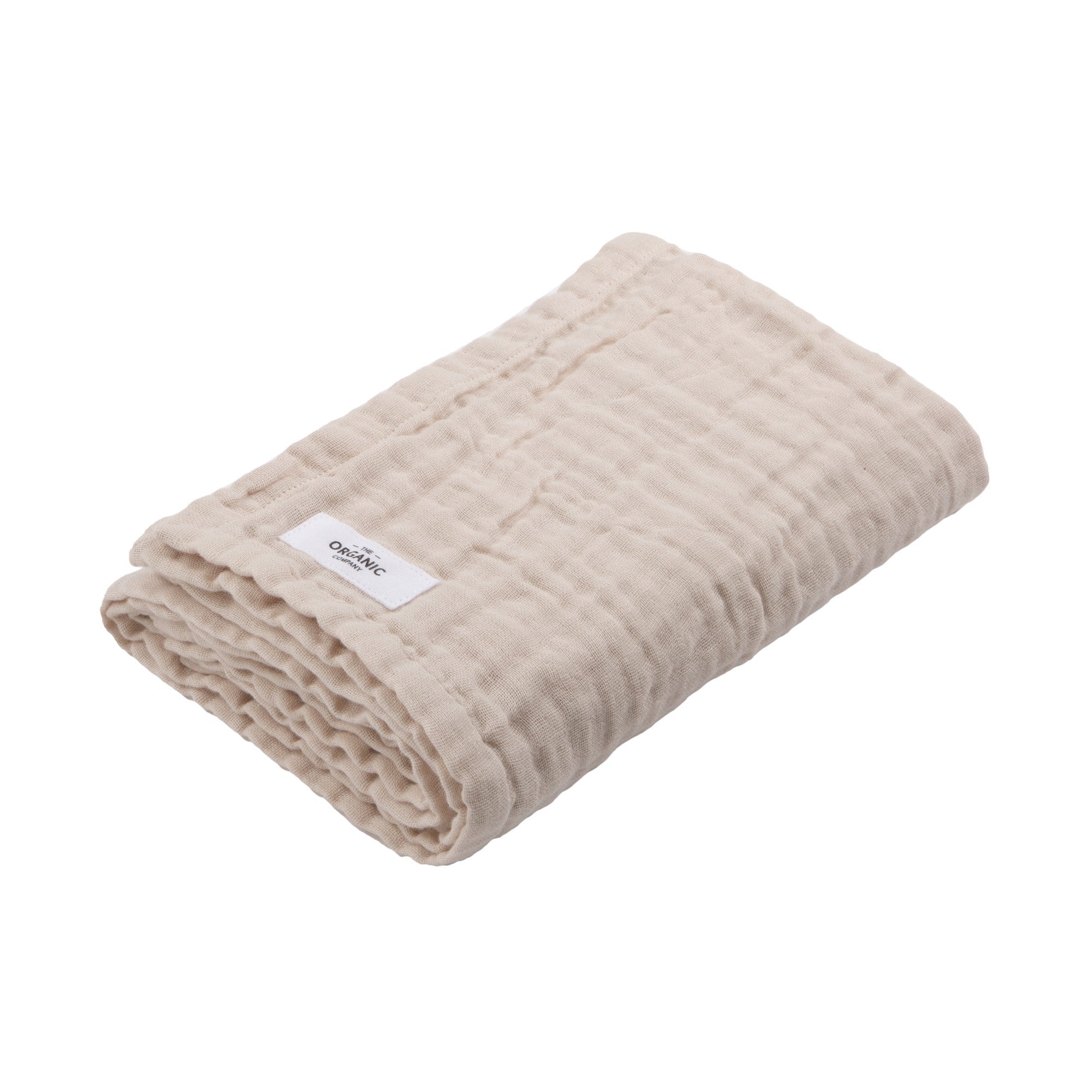 [product_category]-The Organic Company Fine Hand Towel, Stone-The Organic Company-5711261017724-1131-202-THE-1