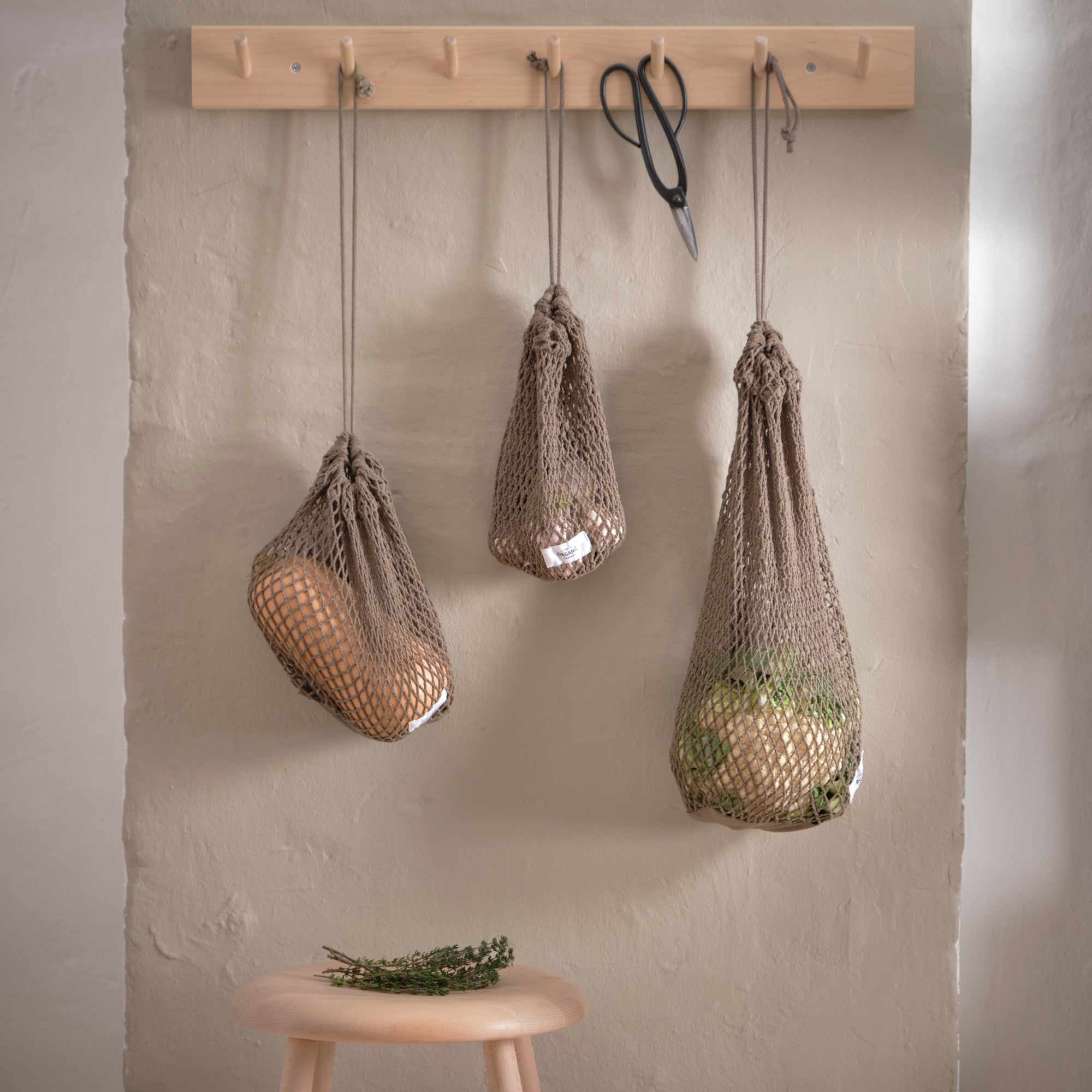 [product_category]-The Organic Company Net Bag Small, Clay-The Organic Company-5711261015454-1107-225-THE-2
