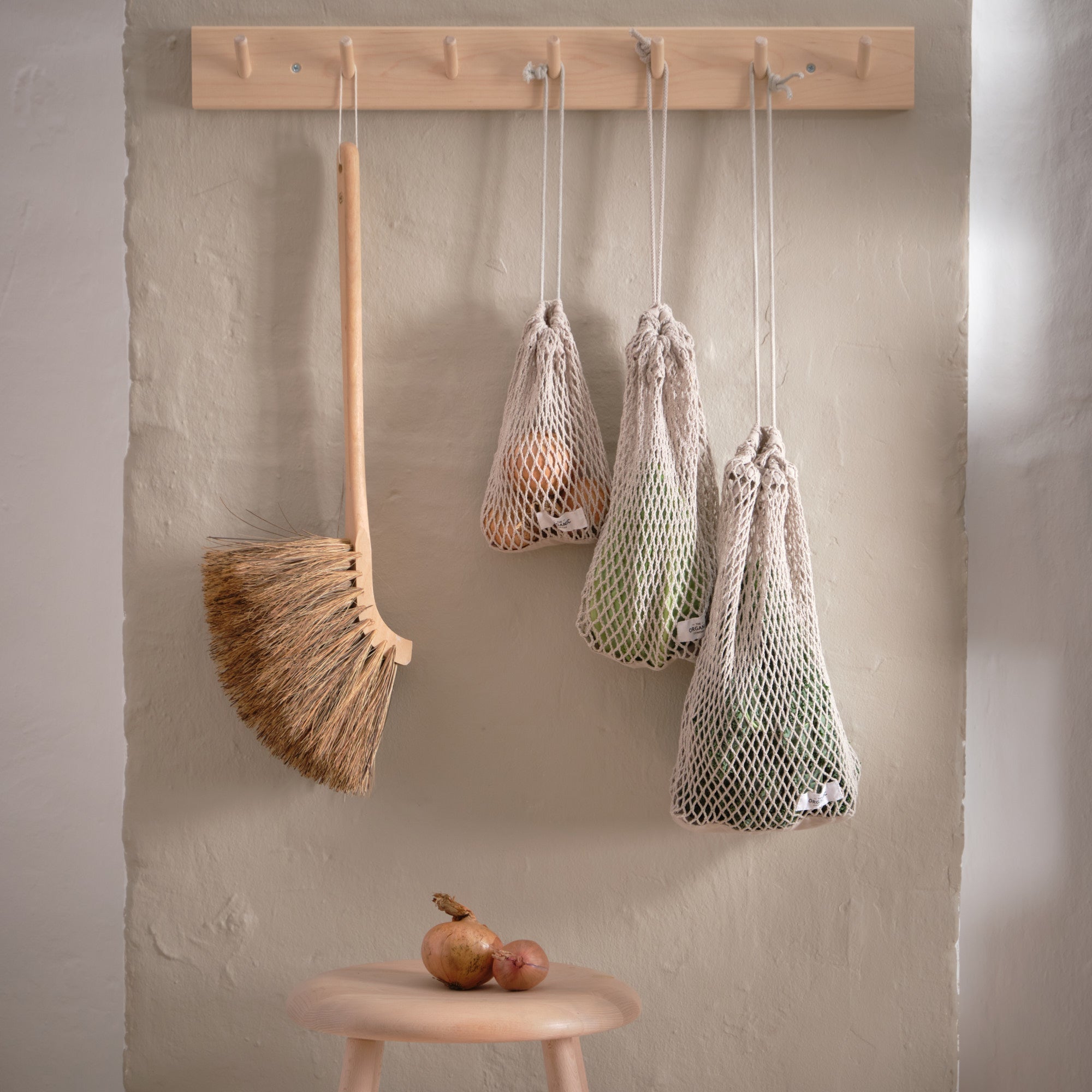 [product_category]-The Organic Company Net Bag Small, Stone-The Organic Company-5711261015485-1107-202-THE-2
