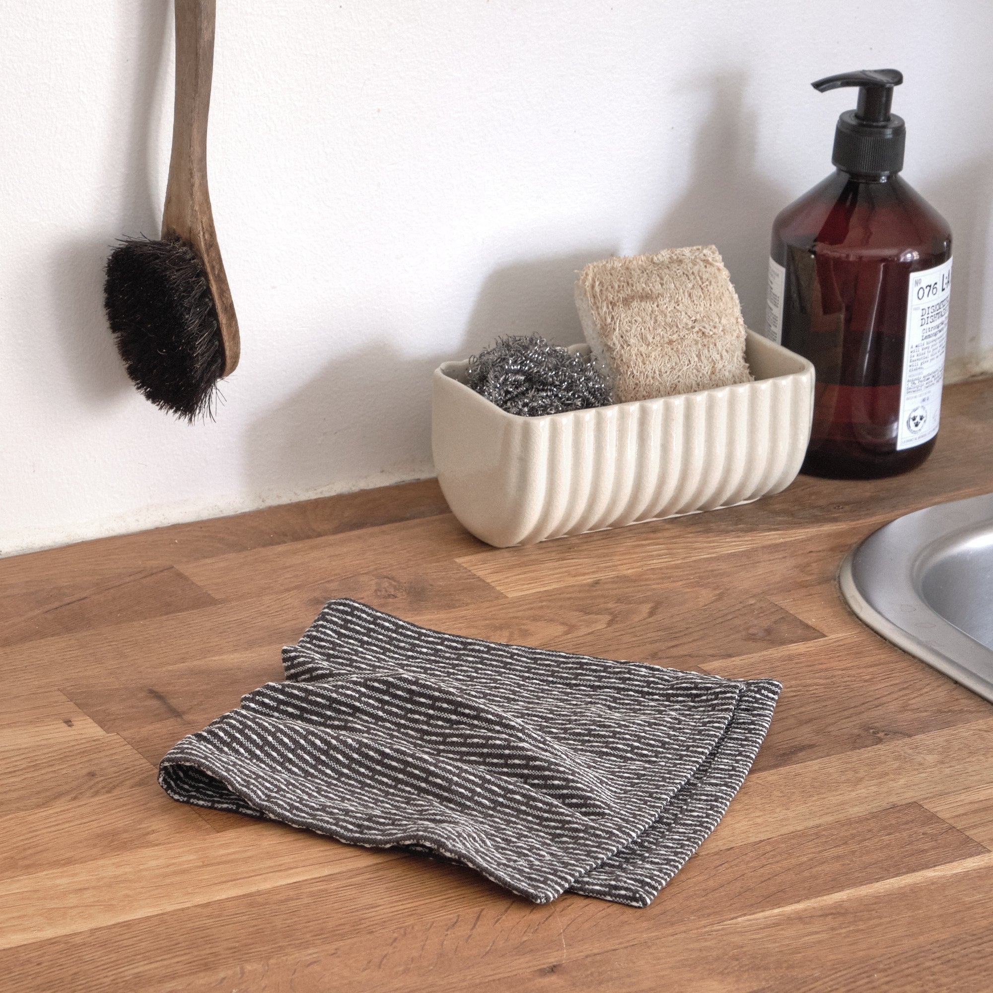 [product_category]-The Organic Company Urban Kitchen Cloth 3 Pcs., Evening Grey-The Organic Company-5711261022247-1164-111-THE-2
