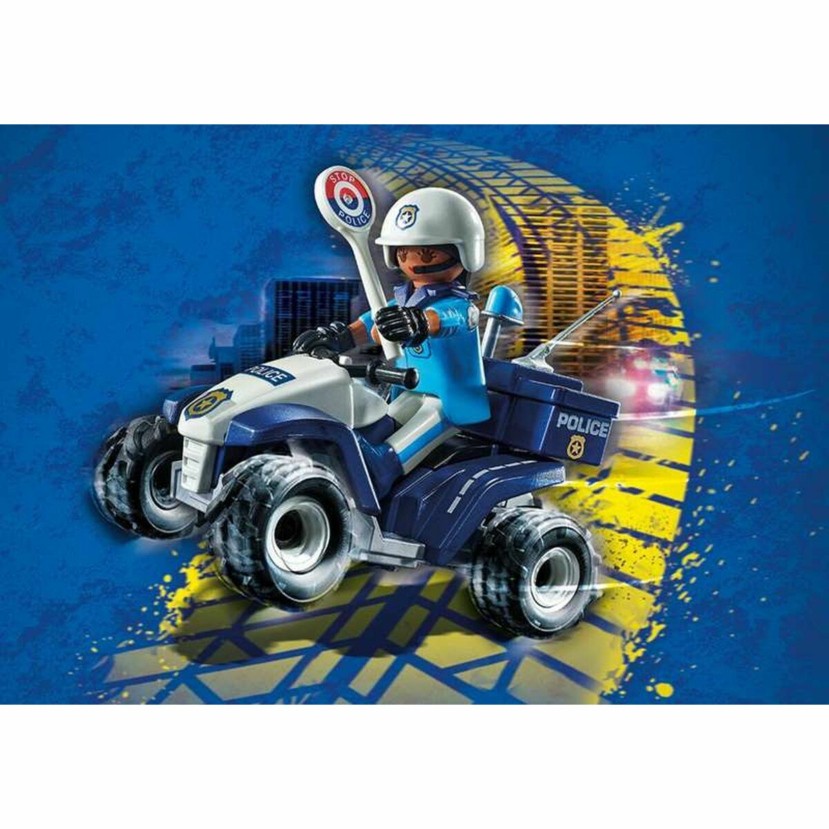 [product_category]-Vehicle Playset Playmobil Speed Quad City Action 71092 Police Officer-Playmobil-S2415343-4