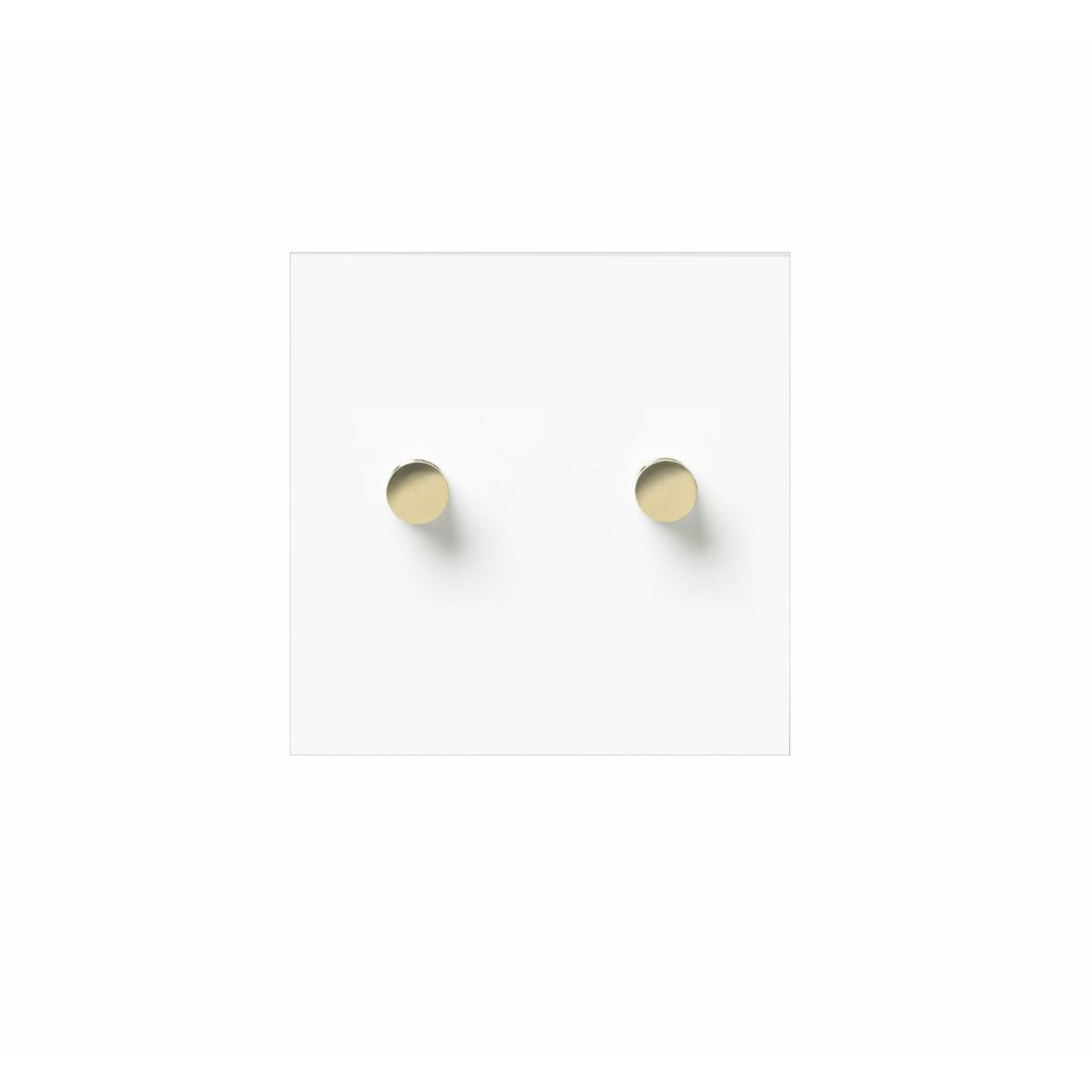 [product_category]-Verti Copenhagen Verti Hooks, White / Brass-Verti Copenhagen-5712471024052-2405-VER-1