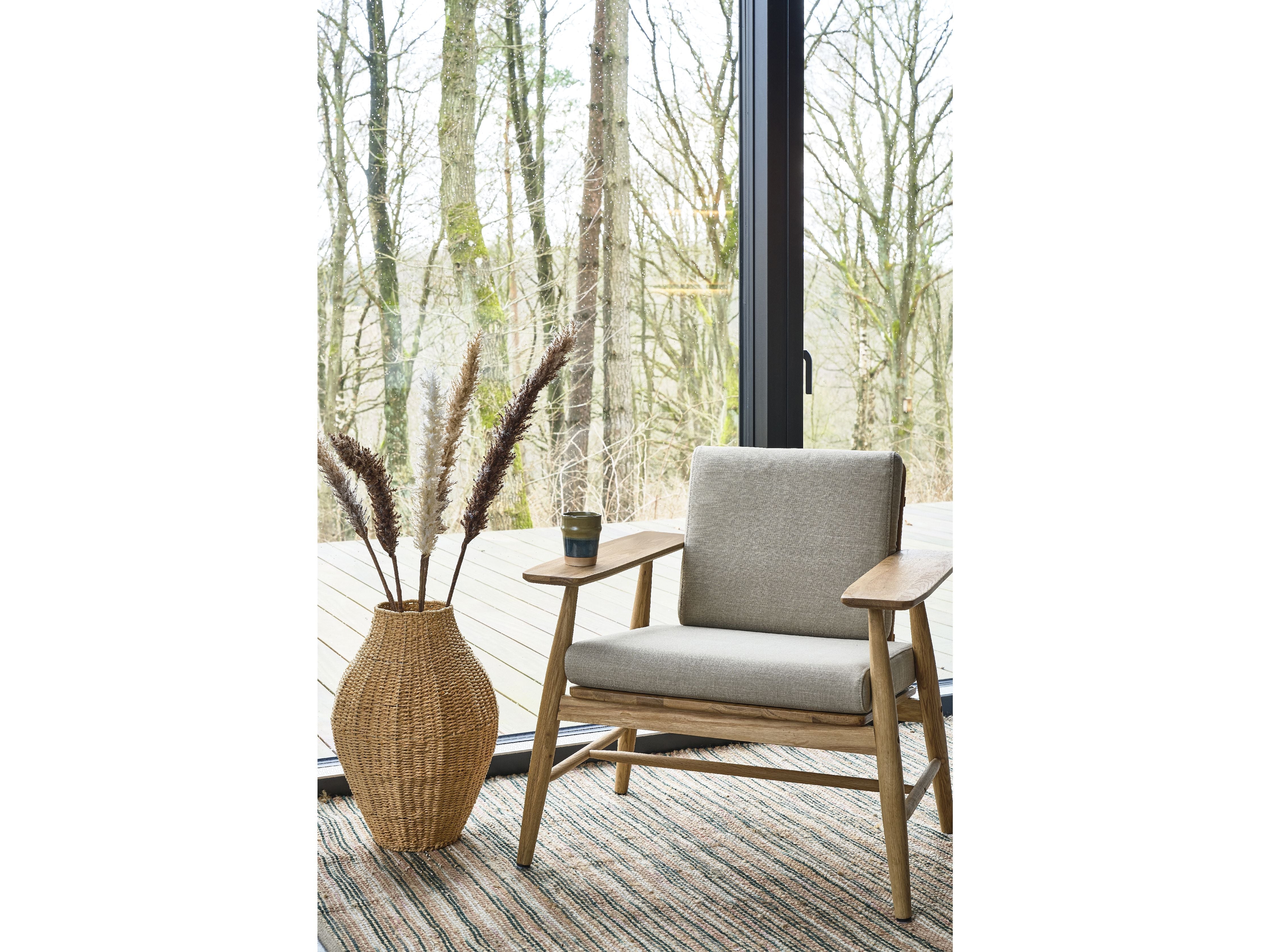 [product_category]-Villa Collection Bodo Lounge Chair, Nature Oiled-Villa Collection-5722000312161-31216-VIL-23