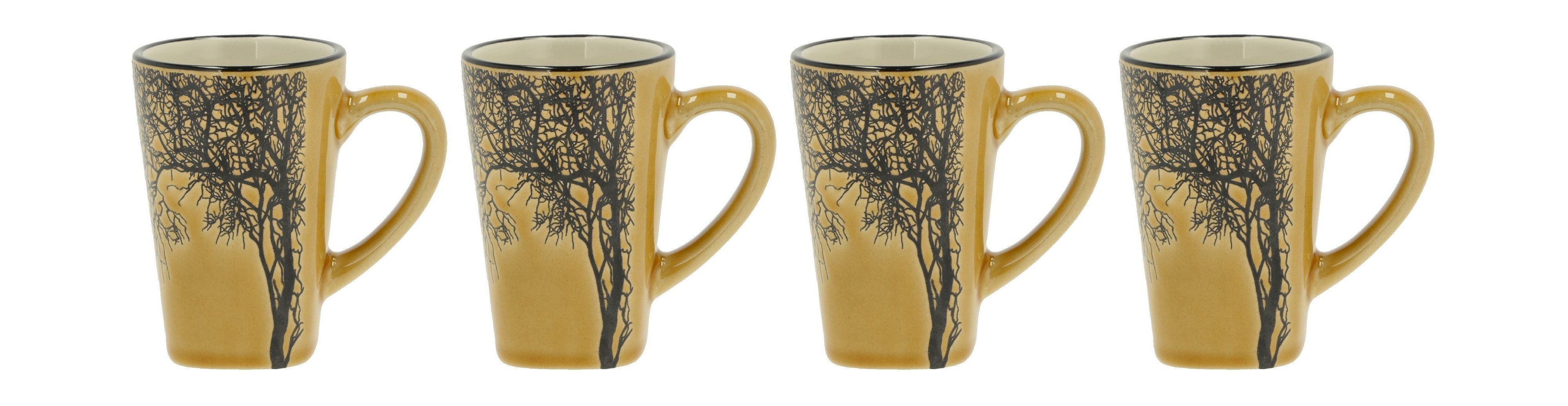 [product_category]-Villa Collection Hela Espresso Cup ø. 5.5 X 8 Cm, 0.1 Liter 4 Pcs, Golden Yellow-Villa Collection-5722000313298-31329-VIL-1