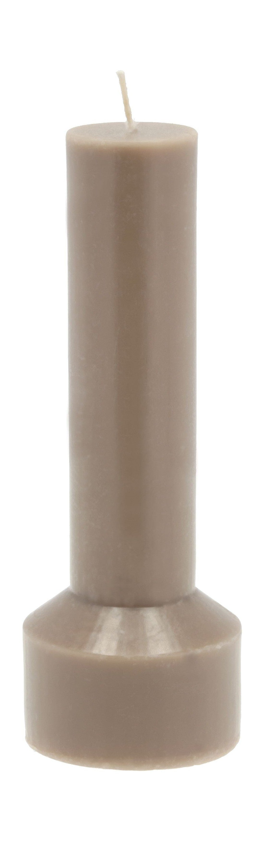 [product_category]-Villa Collection Hvils Pillar Candle ø 7 X 20 Cm, Taupe-Villa Collection-5722000312499-31249-VIL-1