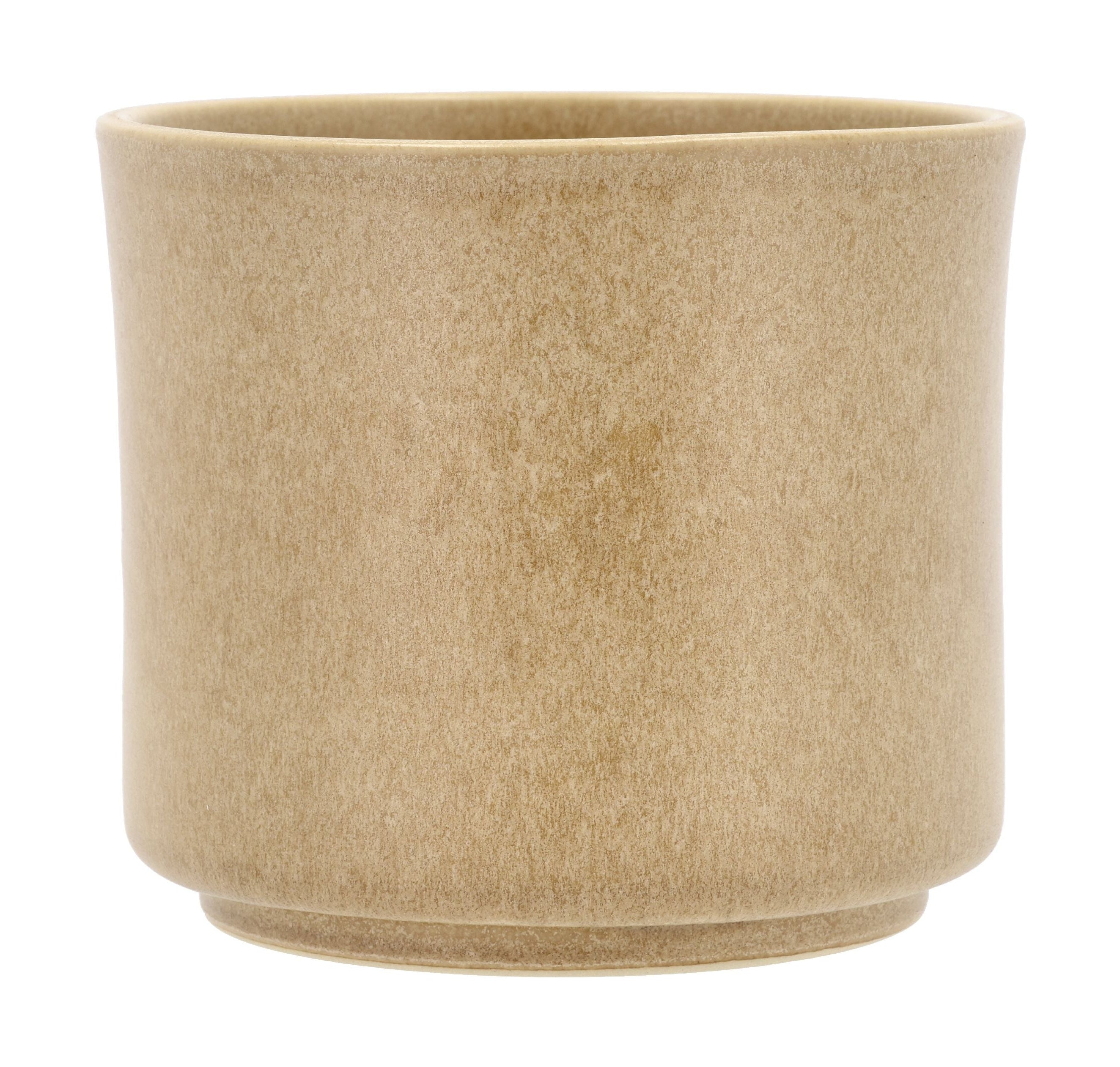 [product_category]-Villa Collection Leer Flowerpot ø 15 X 13 Cm, Cream-Villa Collection-5722000313397-31339-VIL-1