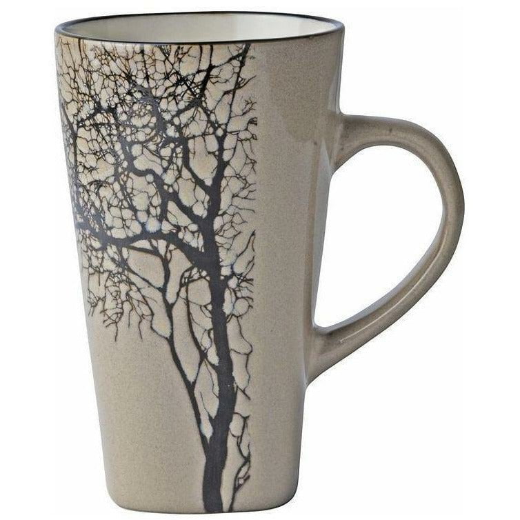 Tasse de collection de villa avec bois, marron